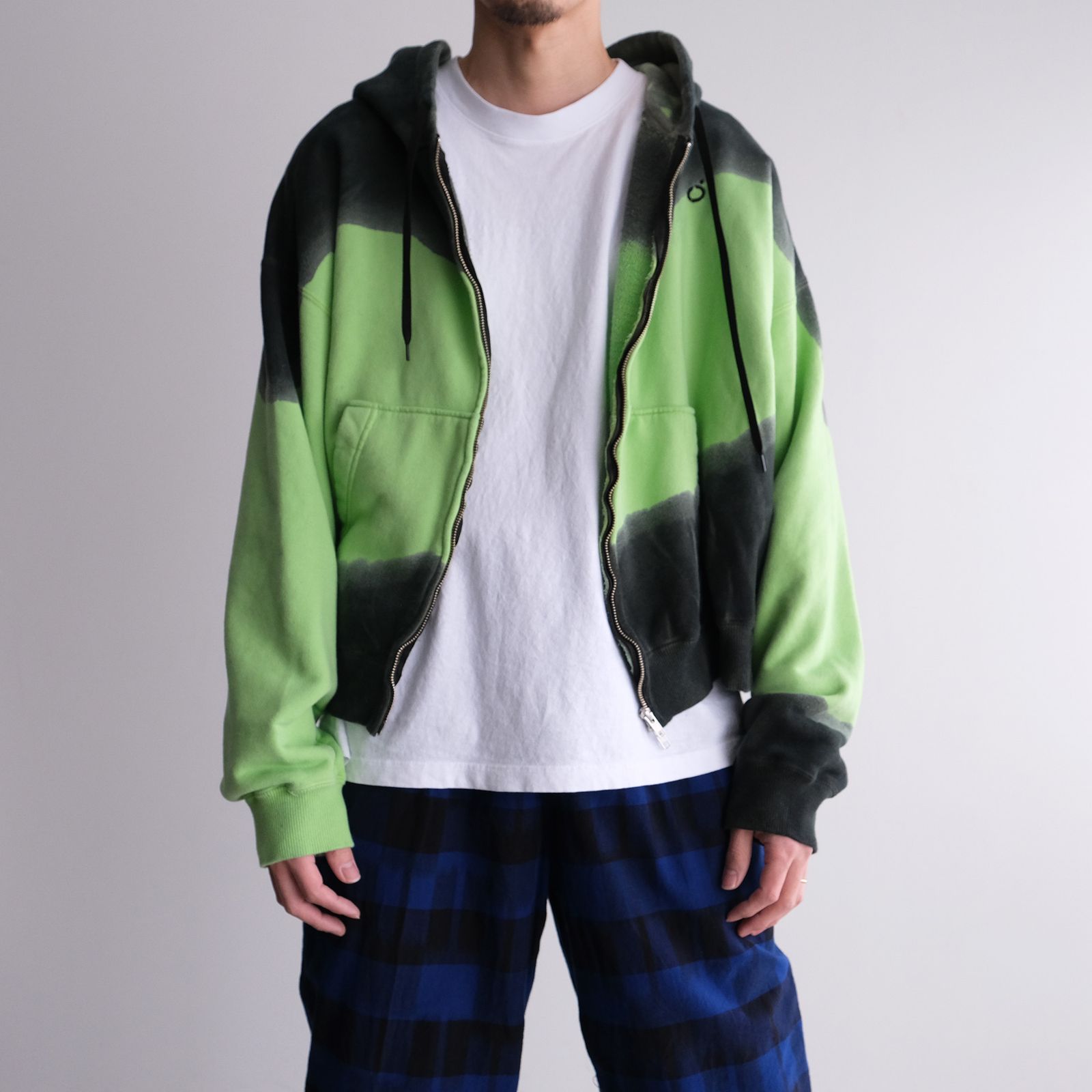Hand Dye Twist Parka -パーカー-（Green / グリーン）