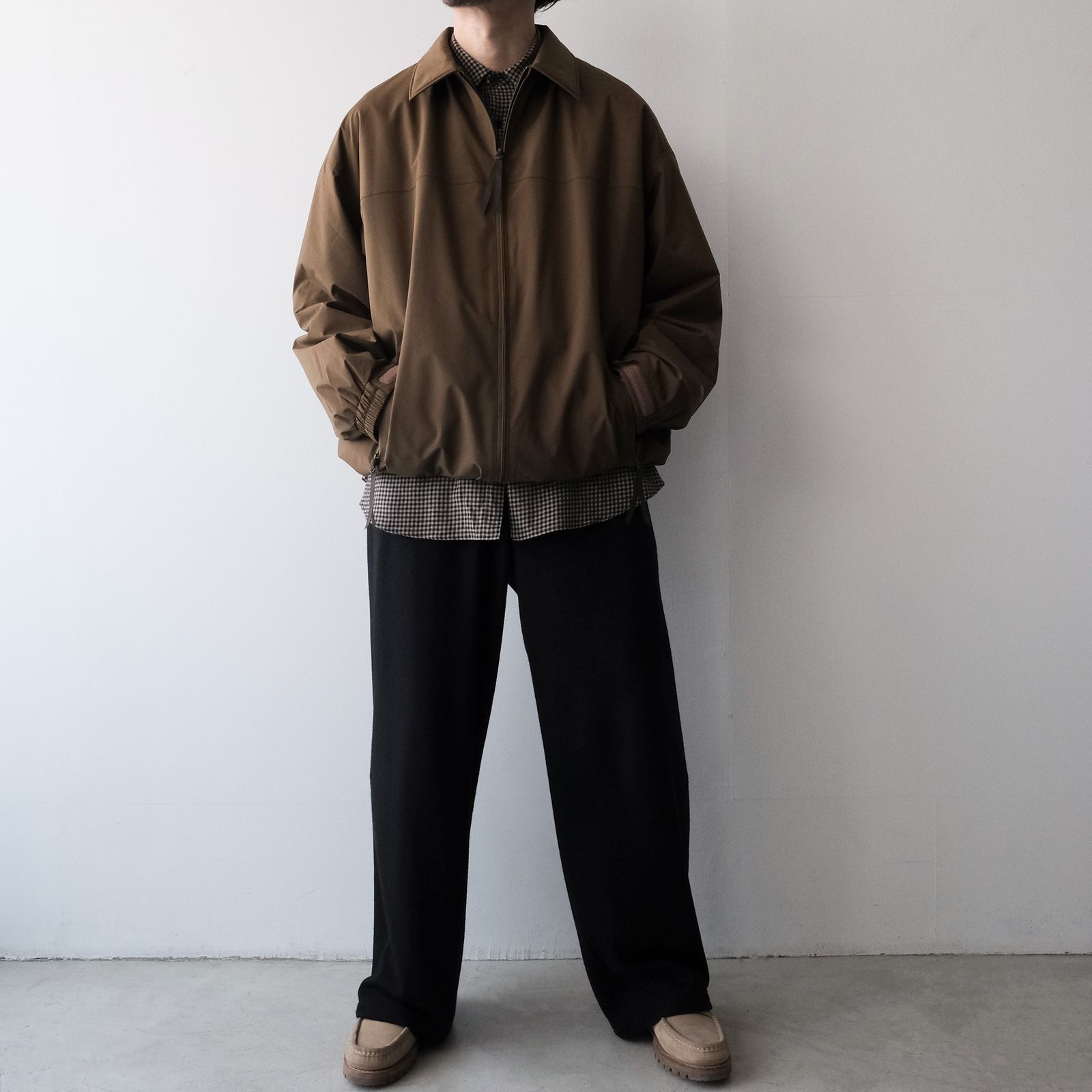 PERTEX SHIELD Light Thermo Zip-Up Jacket -ブルゾン-（Brown / ブラウン）GM263-30270