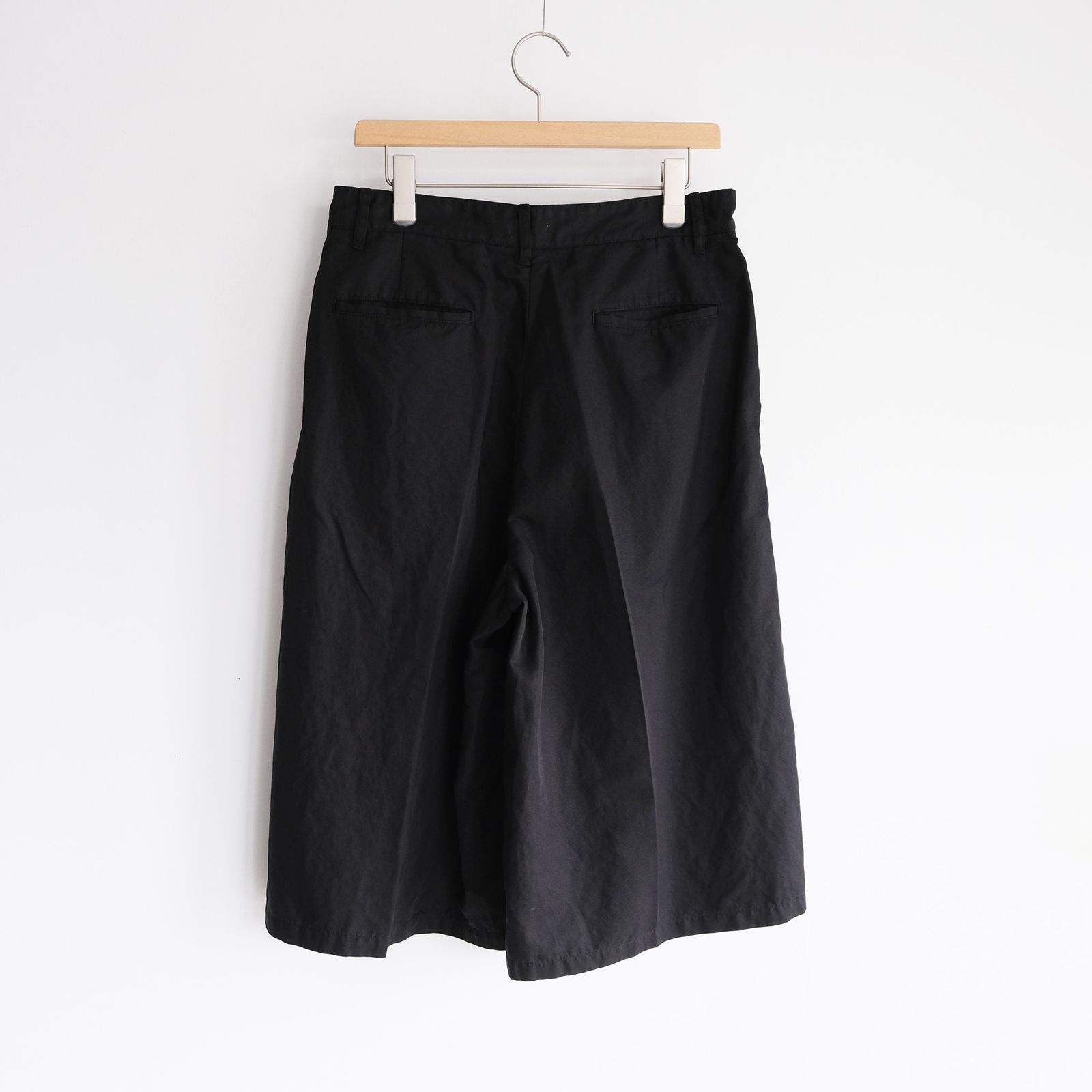 Cotton Washer Half Pants -ショーツ-（Black / ブラック）