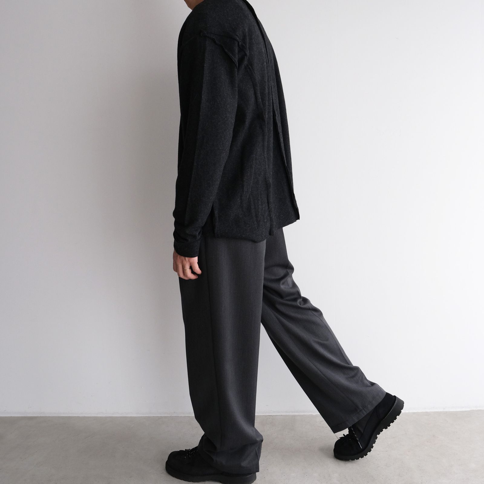 Assemblage Wool Tee -ニット-（Dark Gray / ダークグレー）