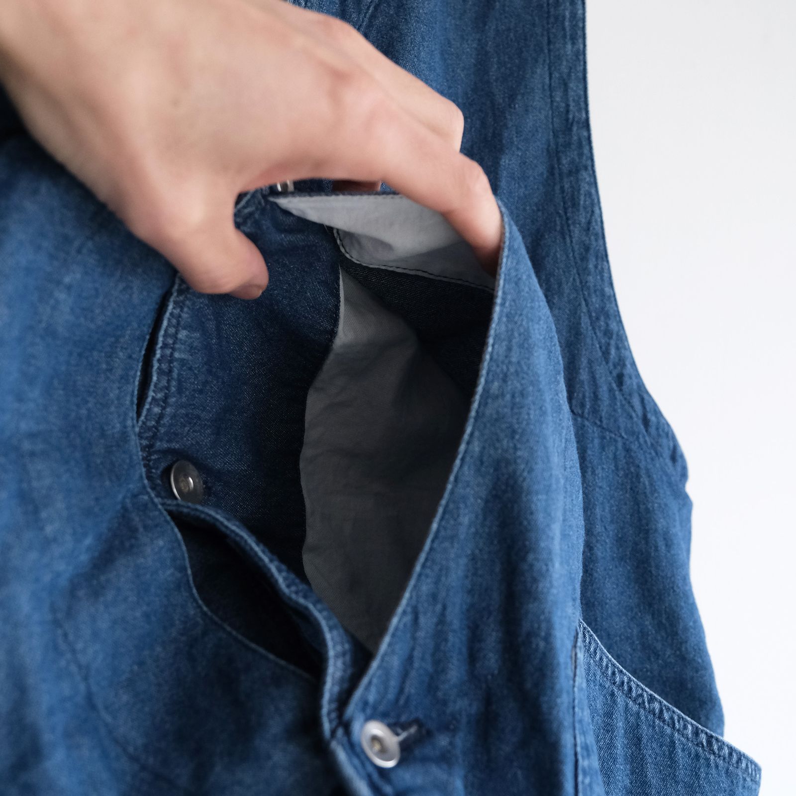 Denim Hunting Vest -ベスト-（Blue / ブルー）