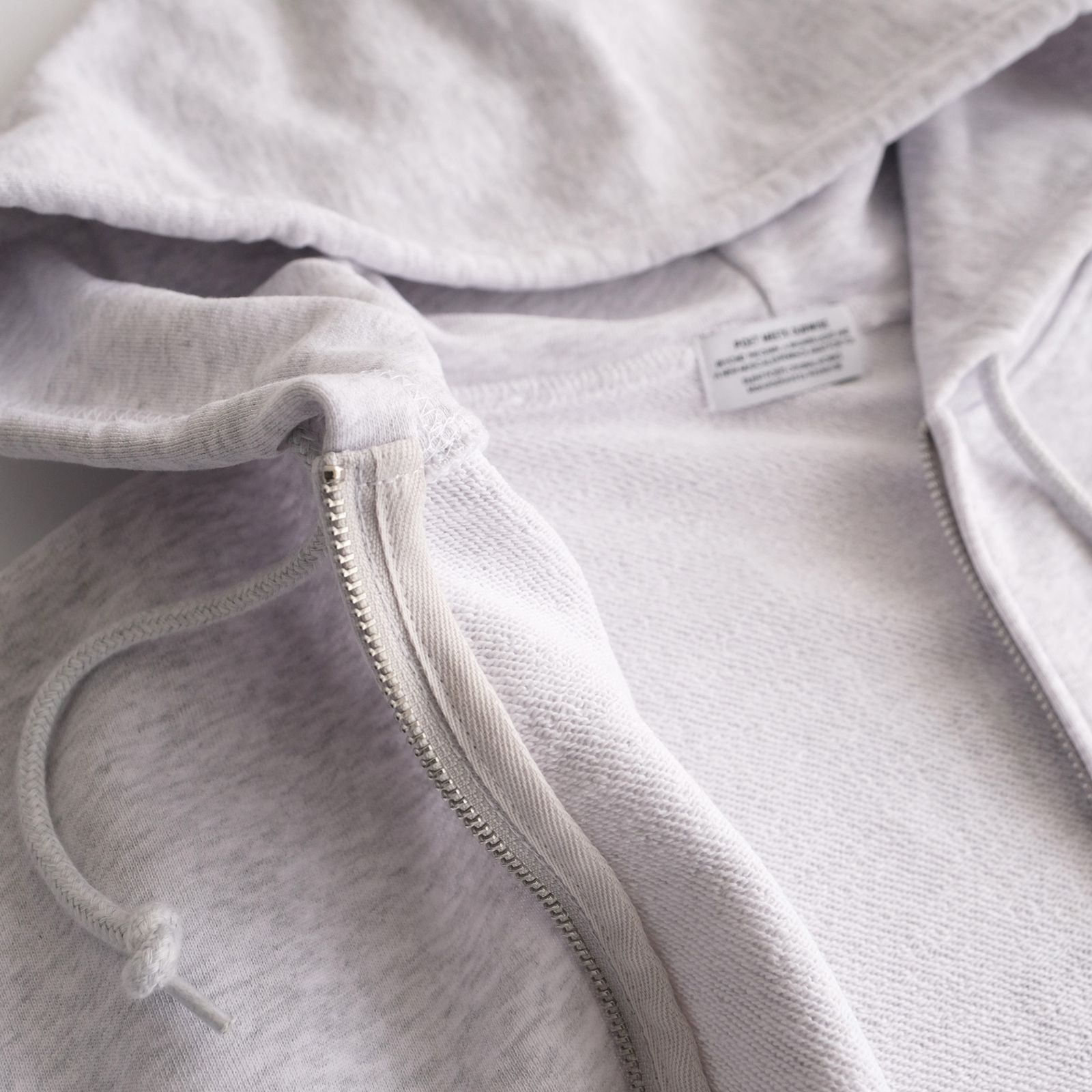 PMD Logo Oversized Zip Hoodie -パーカー-（A.Gray / アッシュグレー）