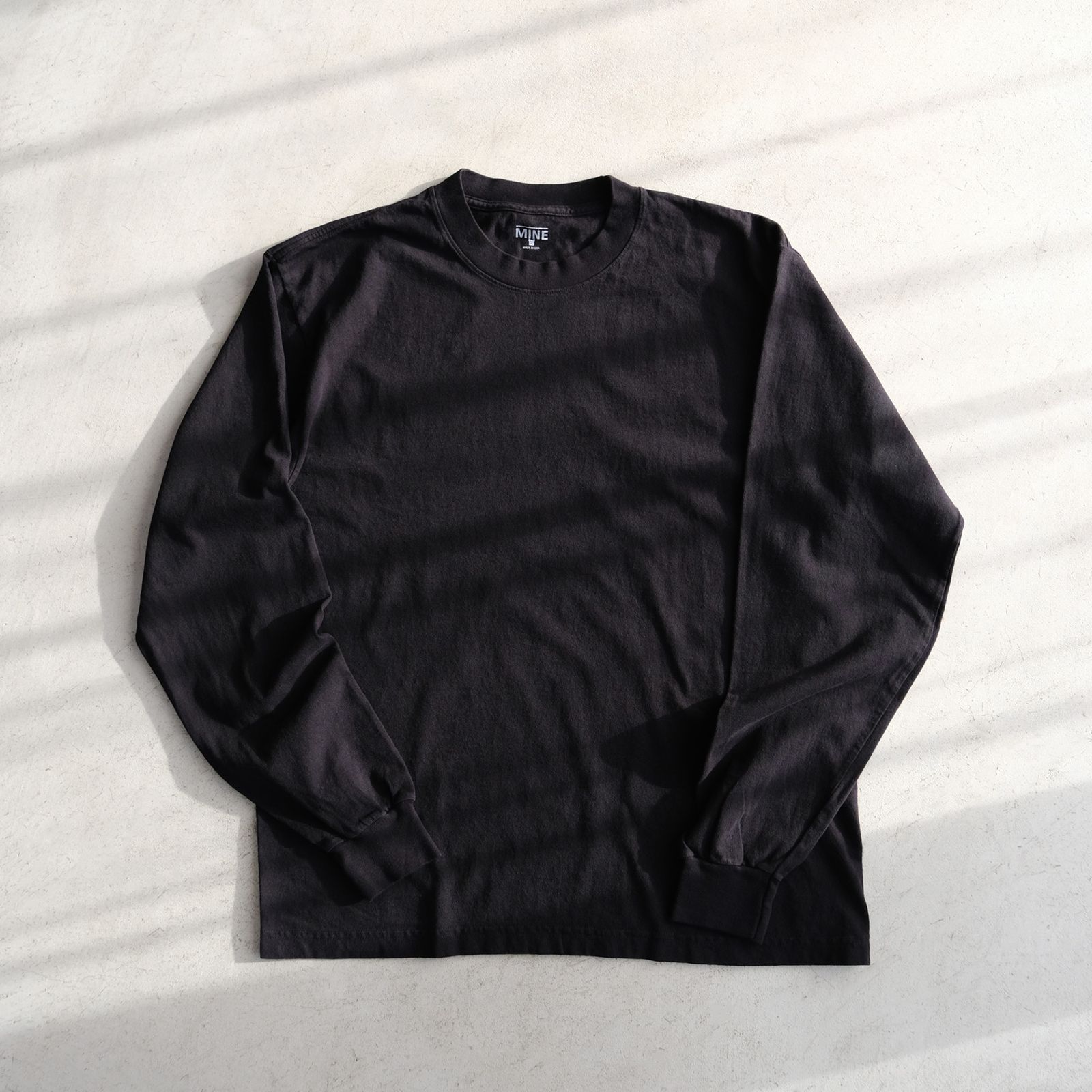 MINE Duct Tape L/S T-Shirt / Black Label / ロンT / ブラック