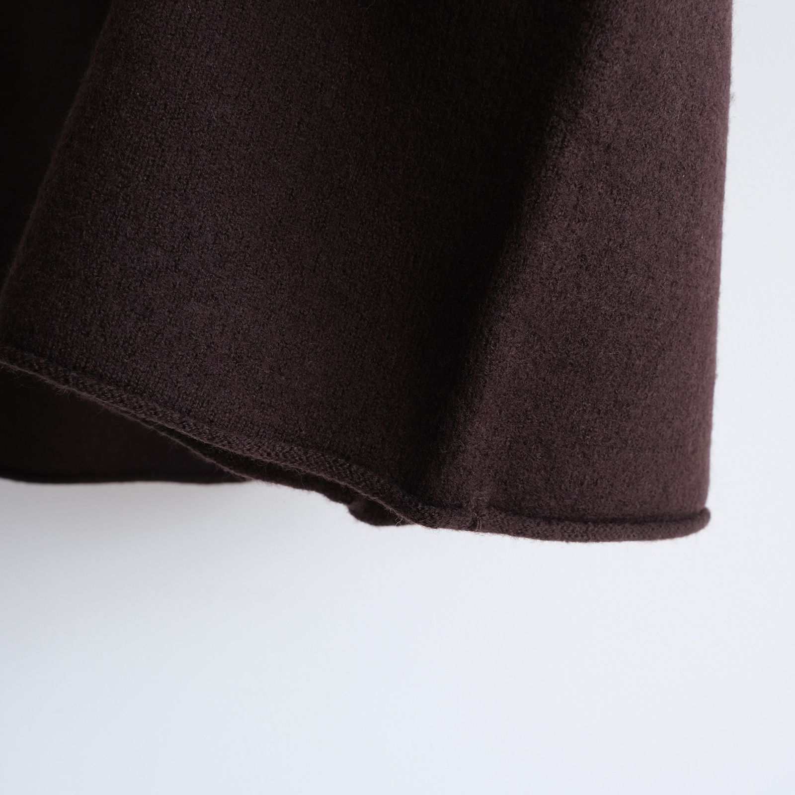 Felted Merino Wool Knit Pants -パンツ-（Brown / ブラウン）