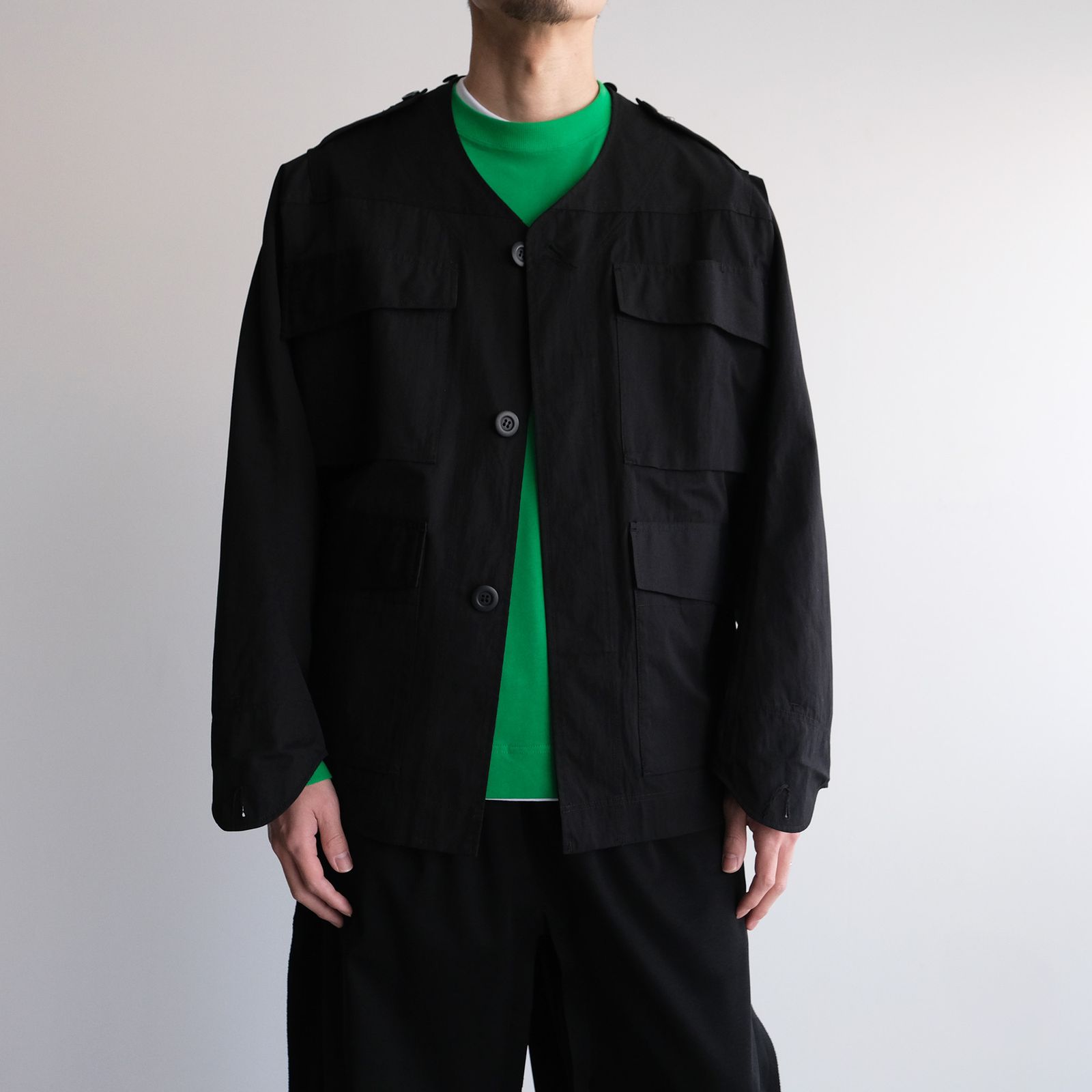 Haori Miritary：Jacket -ジャケット-（Black / ブラック）