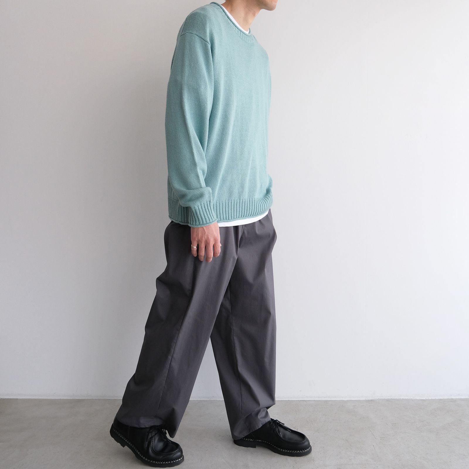 Graphpaper - Solotex Twill Wide Chef Pants -パンツ-（Gray