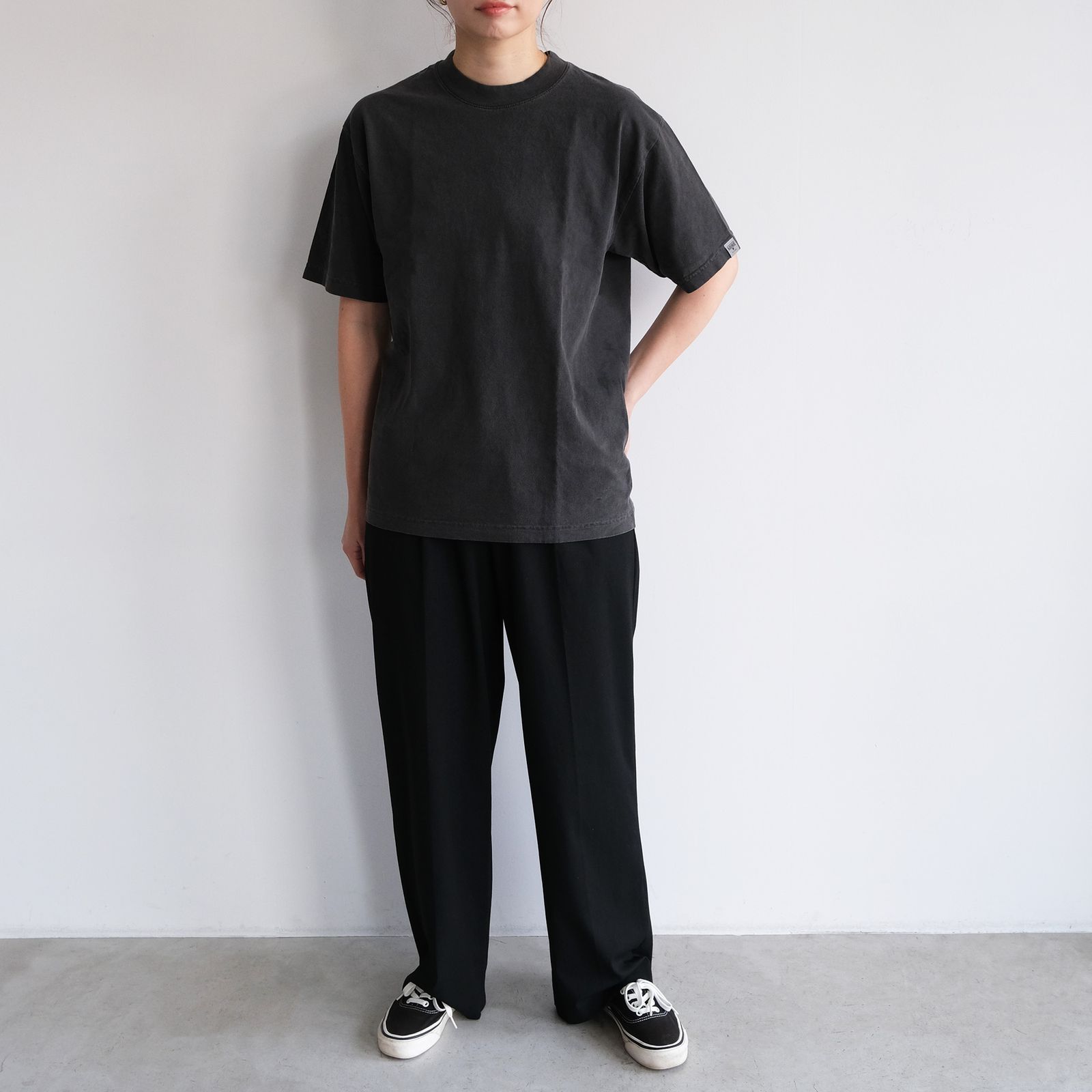 MINE - Pigment Black S/S -Tシャツ-（PD Black / ピグメント