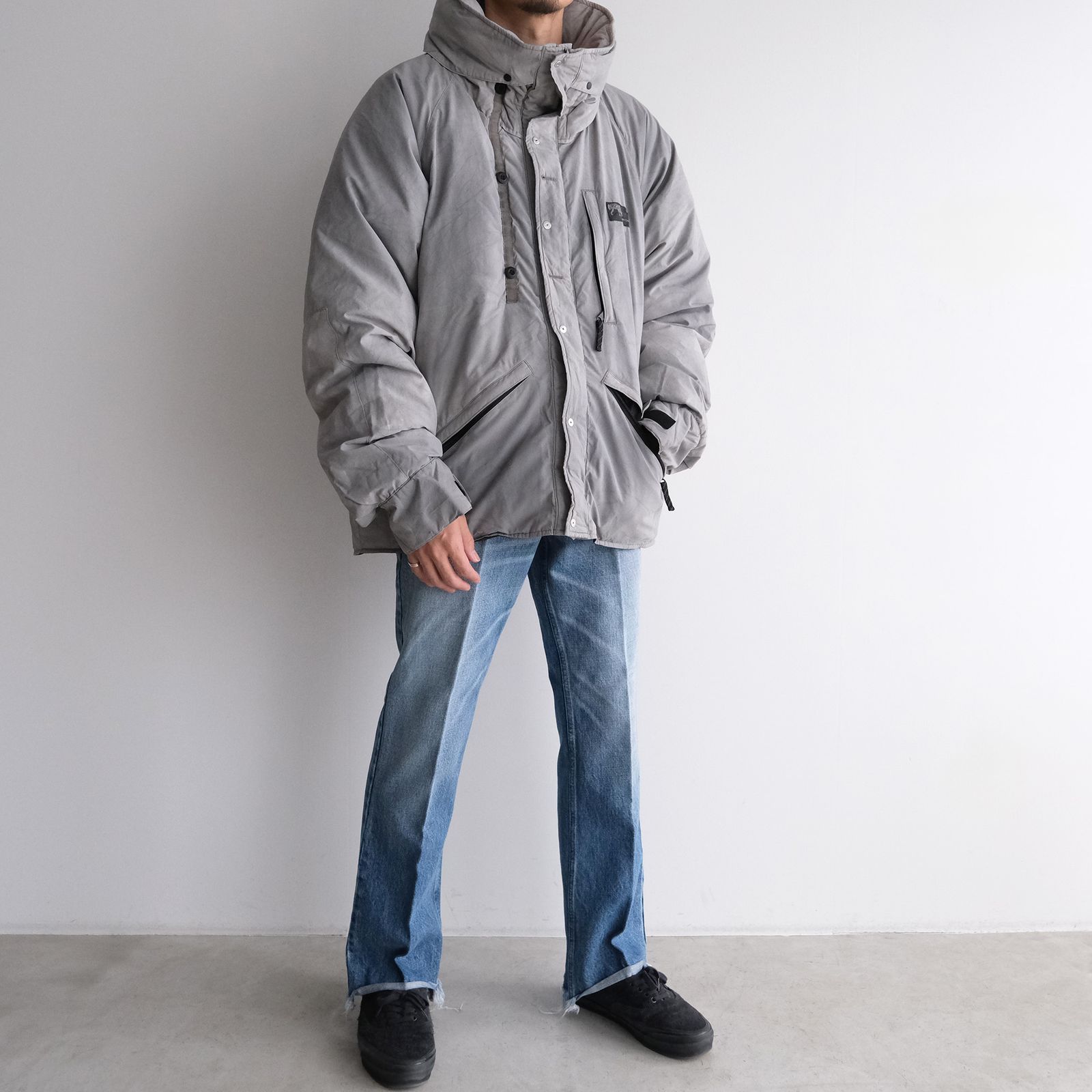 Garment Dyed Makalu Down Jacket -ジャケット-（Gray / グレー）