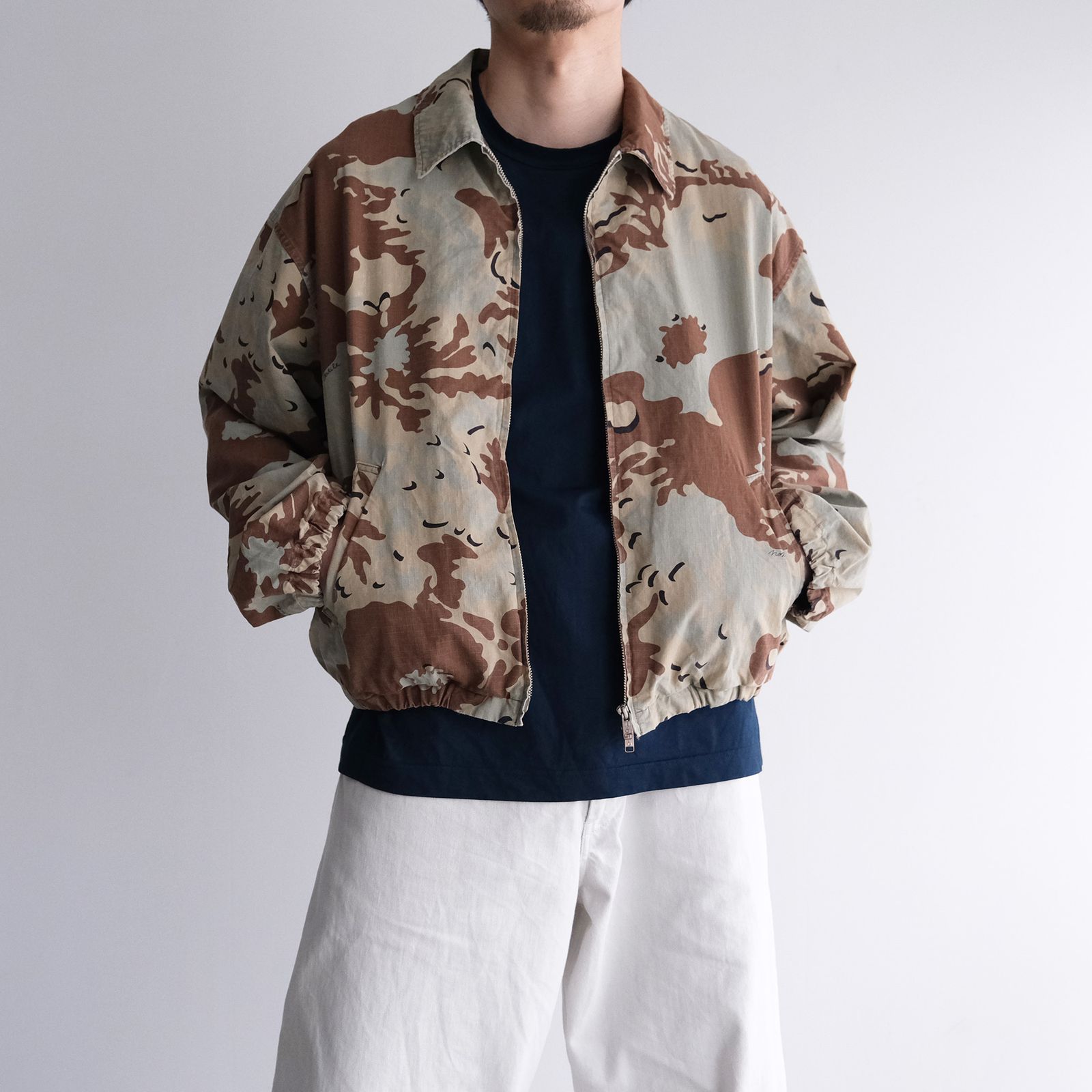 Camo Flower Blouson -ジャケット-（Beige / ベージュ）