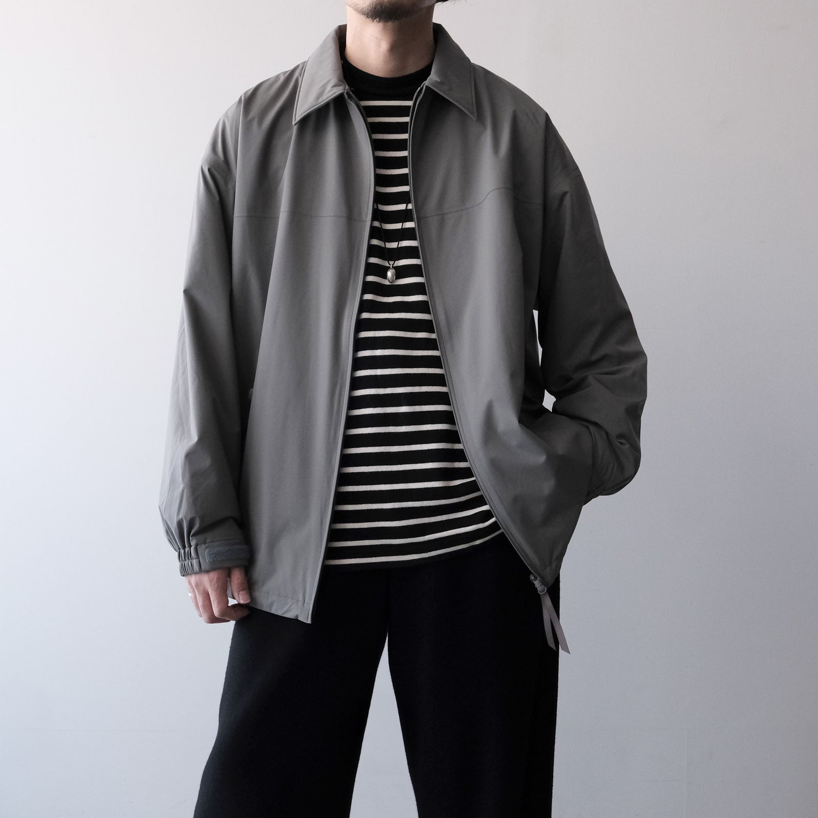 PERTEX SHIELD Light Thermo Zip-Up Jacket -ブルゾン-（Stone Gray / ストーングレー）GM263-30270