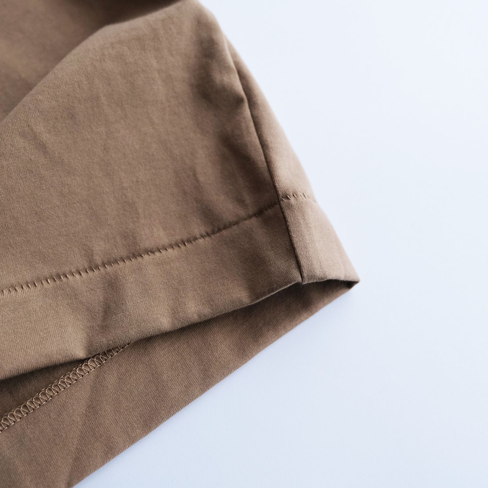 Suvin 60/2 Oversized T-Shirt -Tシャツ-（Camel / キャメル）