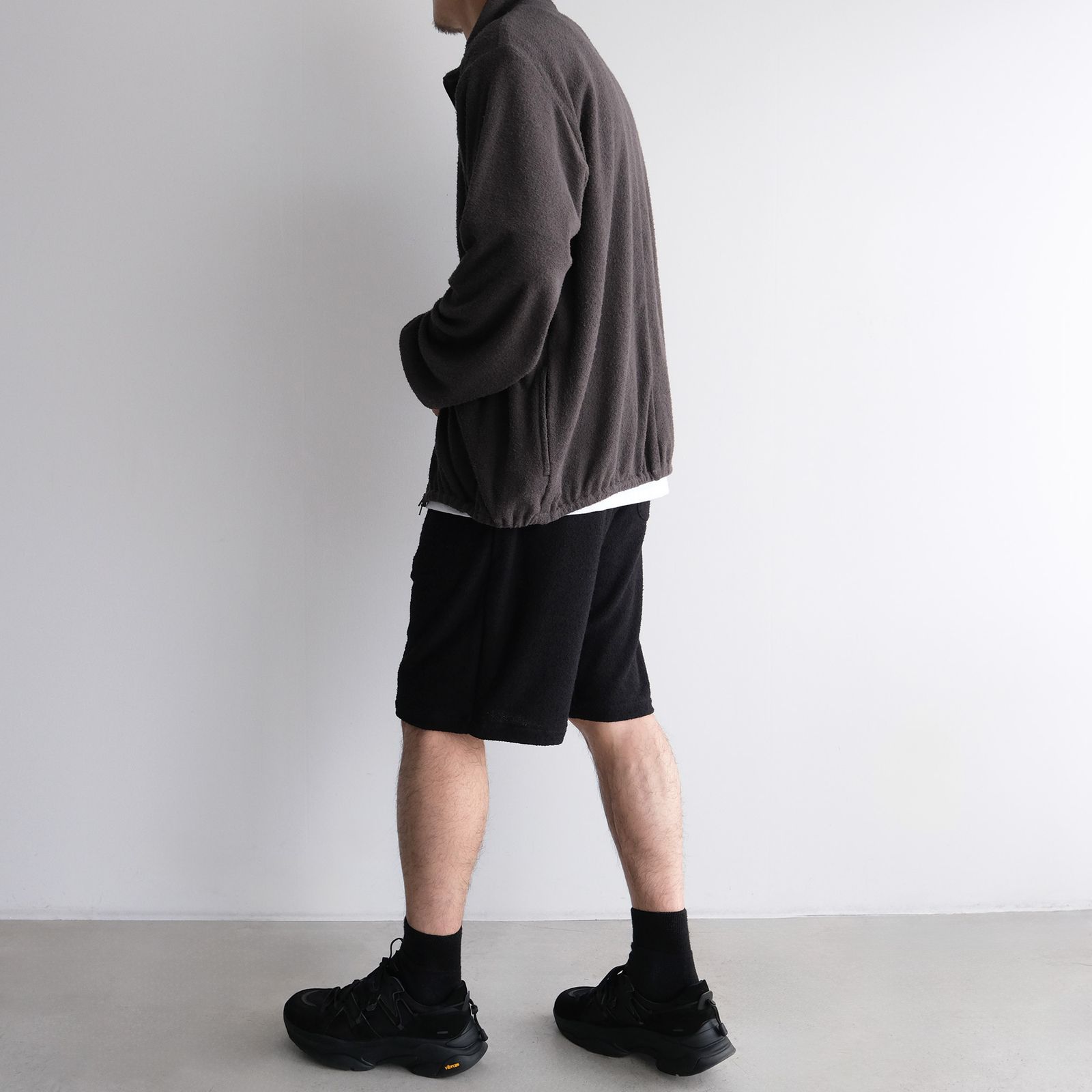 "towel Cloth Shorts Pants" -ショーツ-（Black / ブラック）