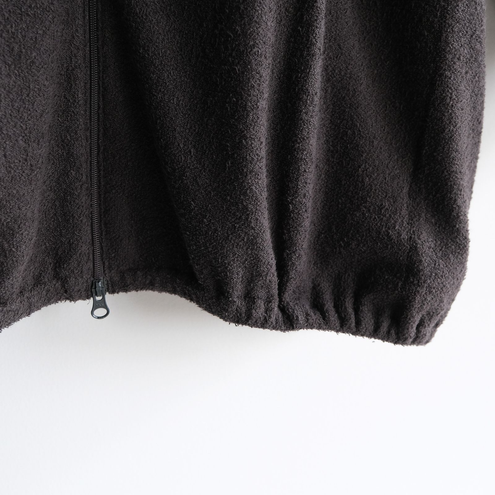 SAUNAS"サ"Towel Cloth Zip Jacket -パジャマ-（Charcoal Gray / チャコールグレー）