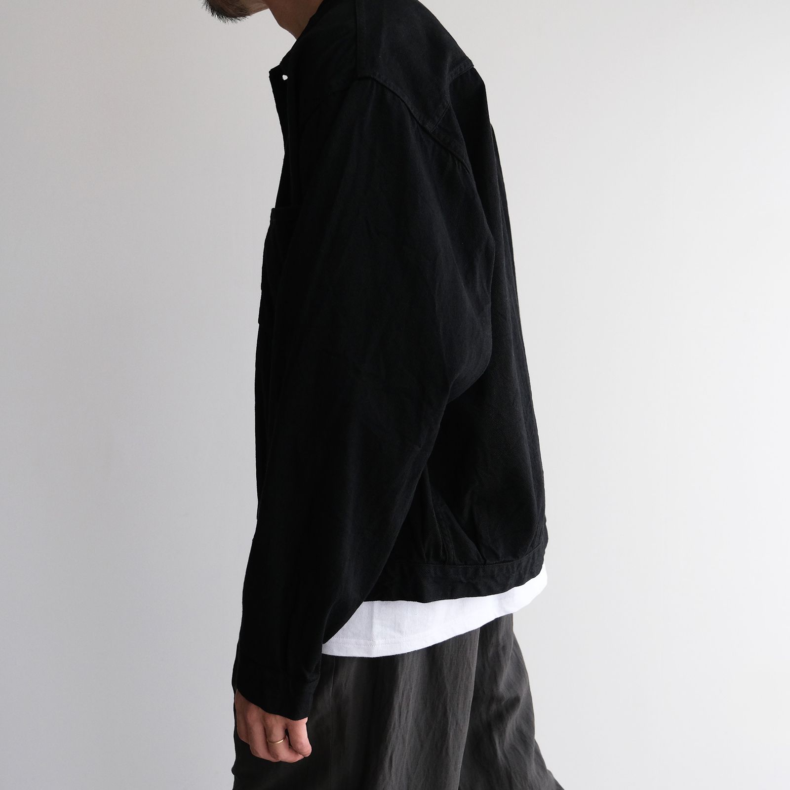 Black Twill Blouson -ブルゾン-（Black / ブラック）