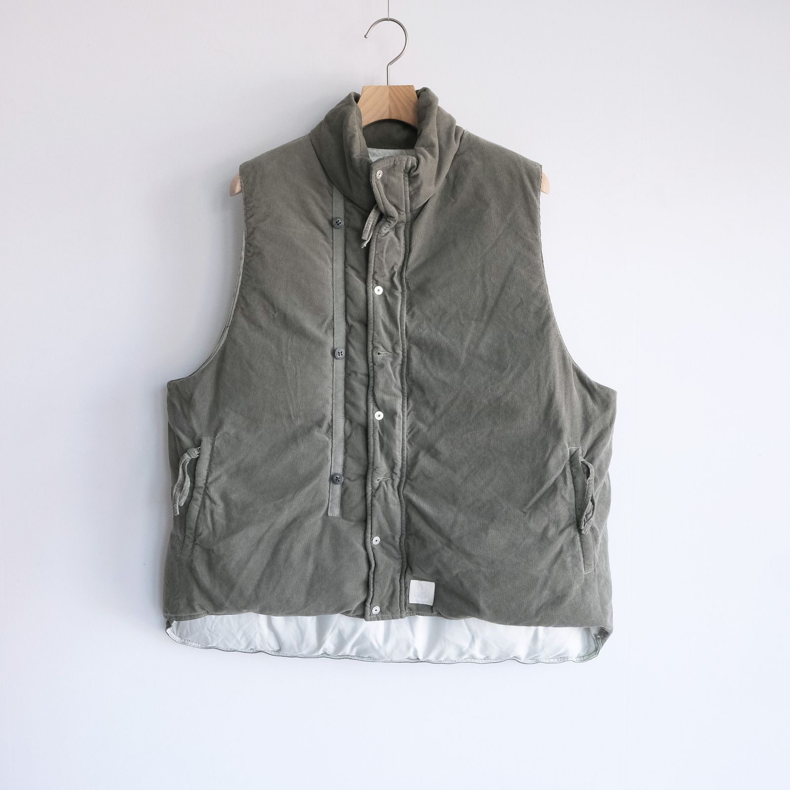 Garment Dyed Down Vest -ダウンベスト-（Gray / グレー）