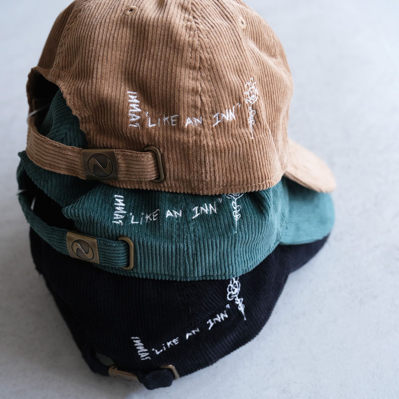 Embroidered Cap -キャップ-（Beige / ベージュ）