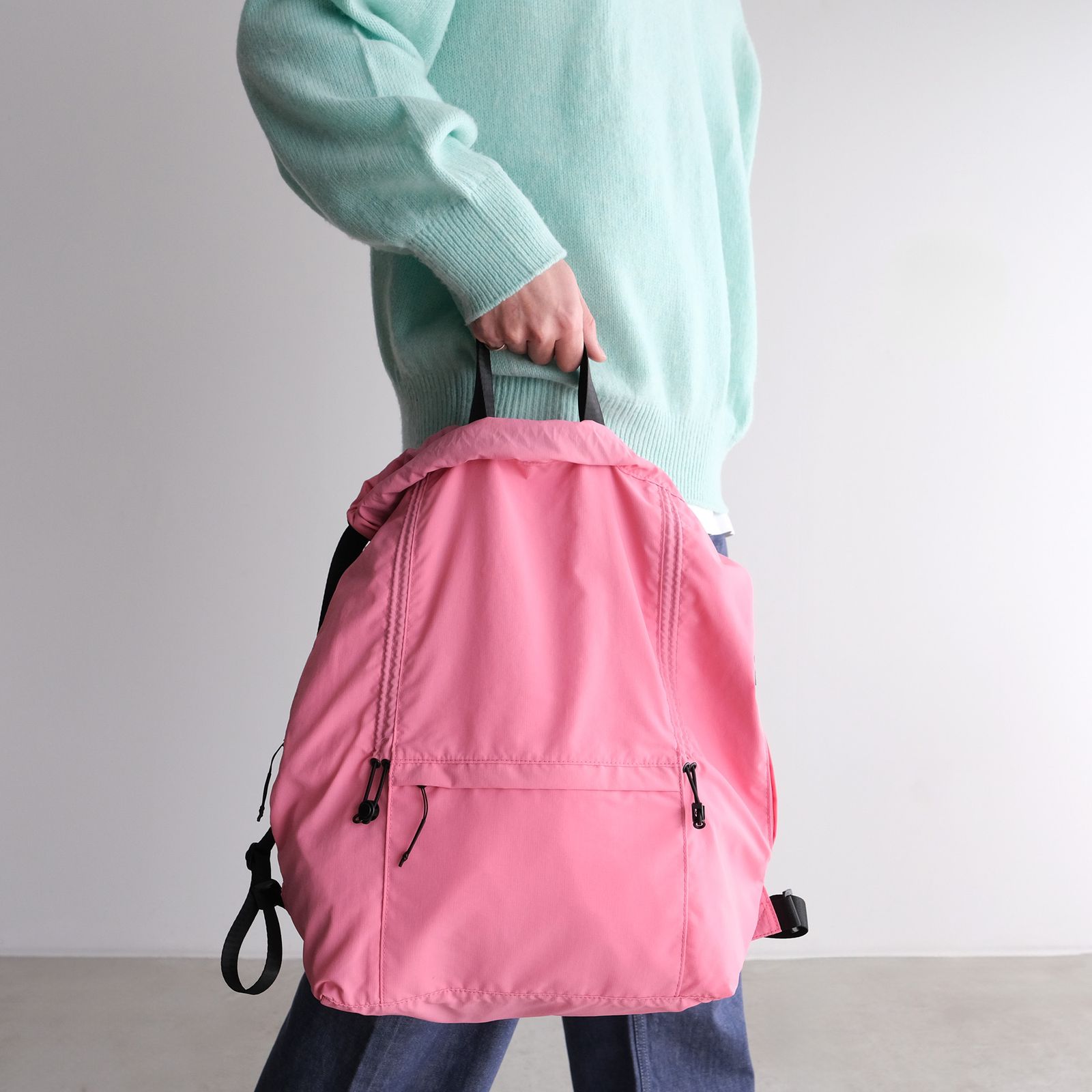 Nylon Knapsack -バッグ-（Pink / ピンク）