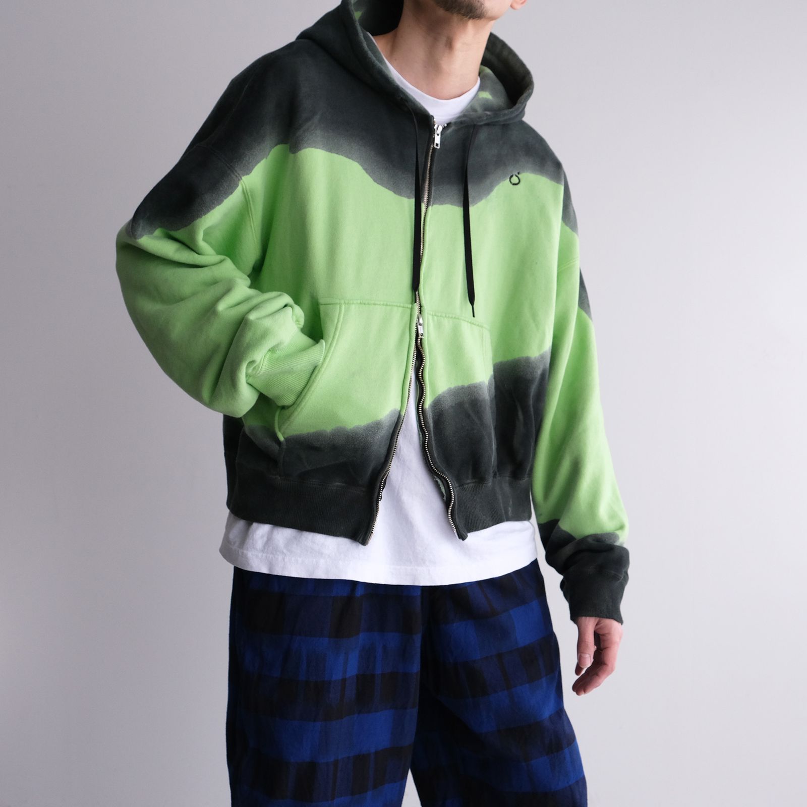 Hand Dye Twist Parka -パーカー-（Green / グリーン）