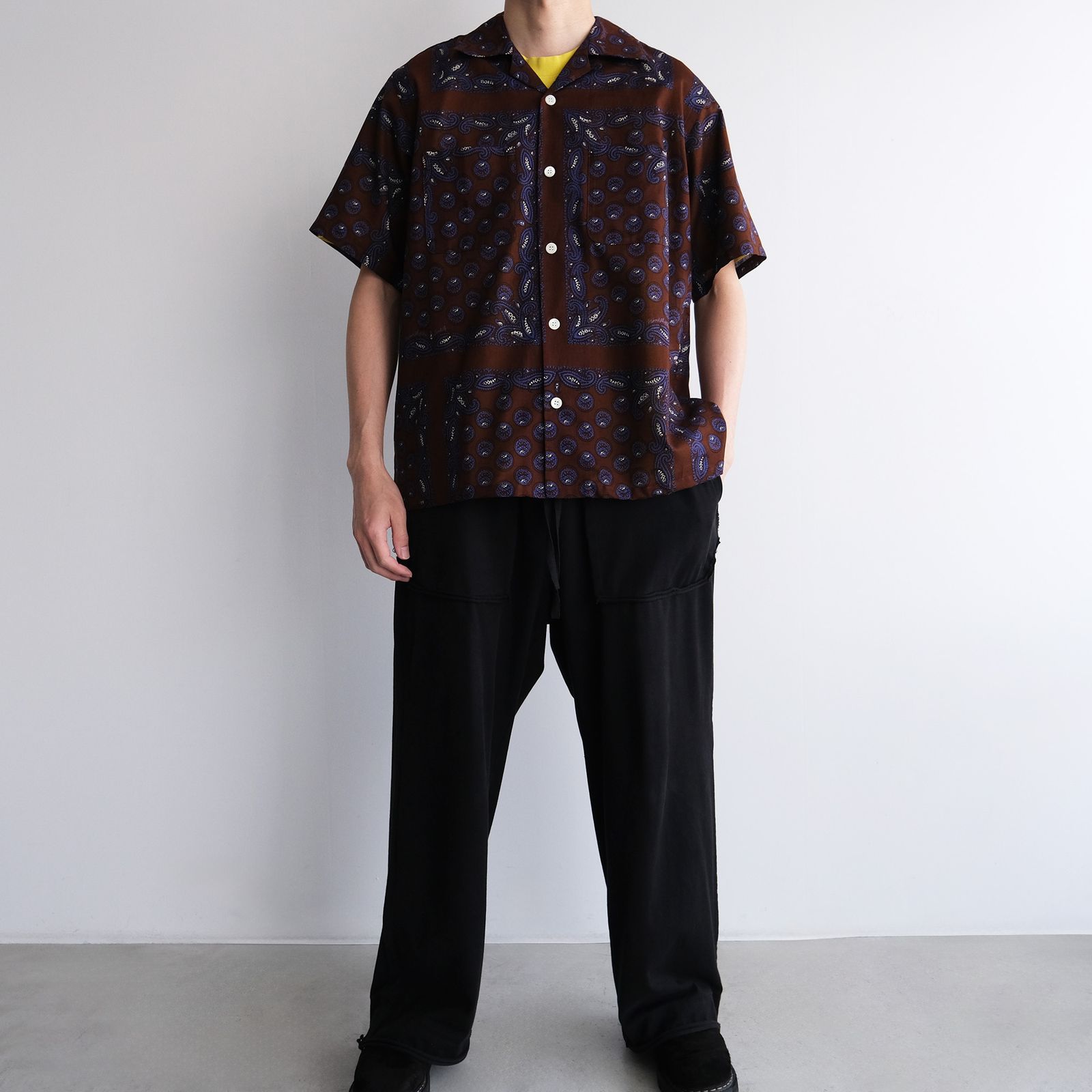 Paisley Summer Shirt -シャツ-（Brown / ブラウン）