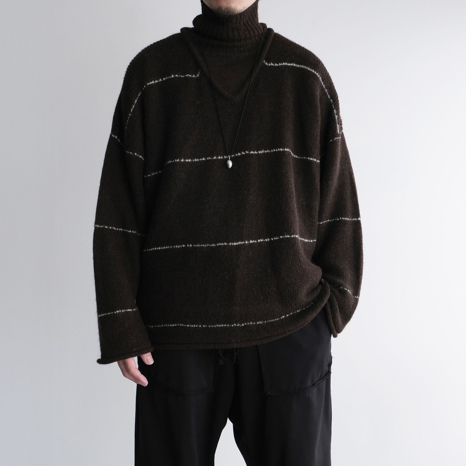Turtleneck Sweater -ニット-（Brown / ブラウン）