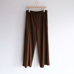 Wool Smooth Flannel Easy Wide Pants -パンツ-（Brown / ブラウン）