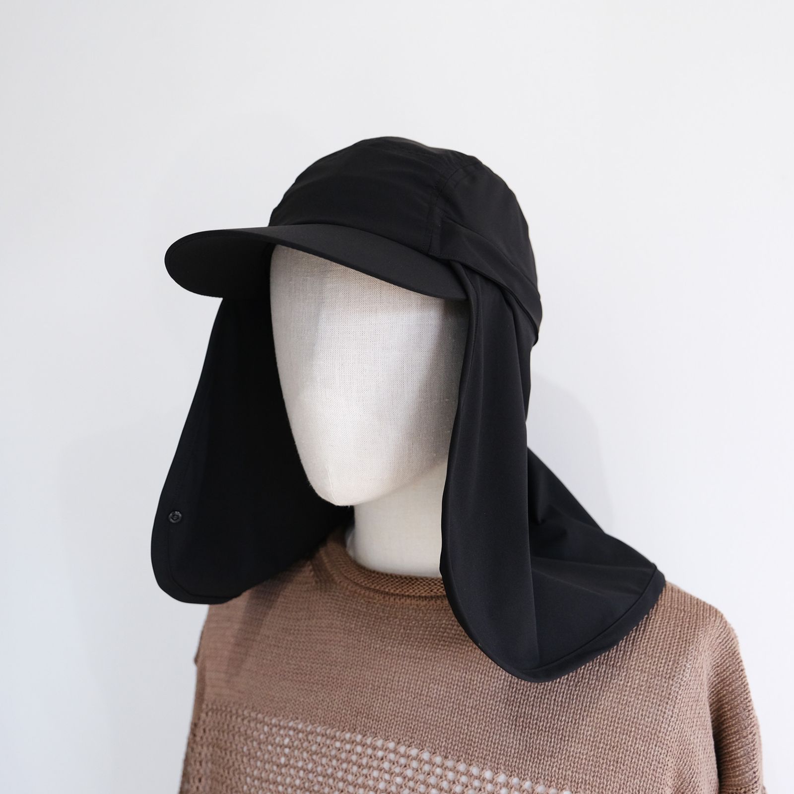 COMESANDGOES - Wind Stopper Cap -キャップ-（Black / ブラック 