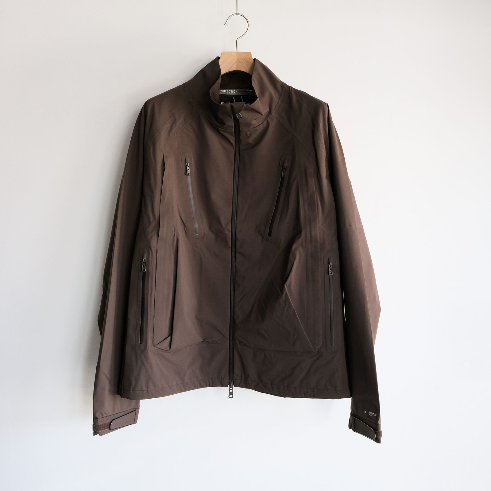 Partex Stand-Collar Shell -ブルゾン-（Brown / ブラウン）