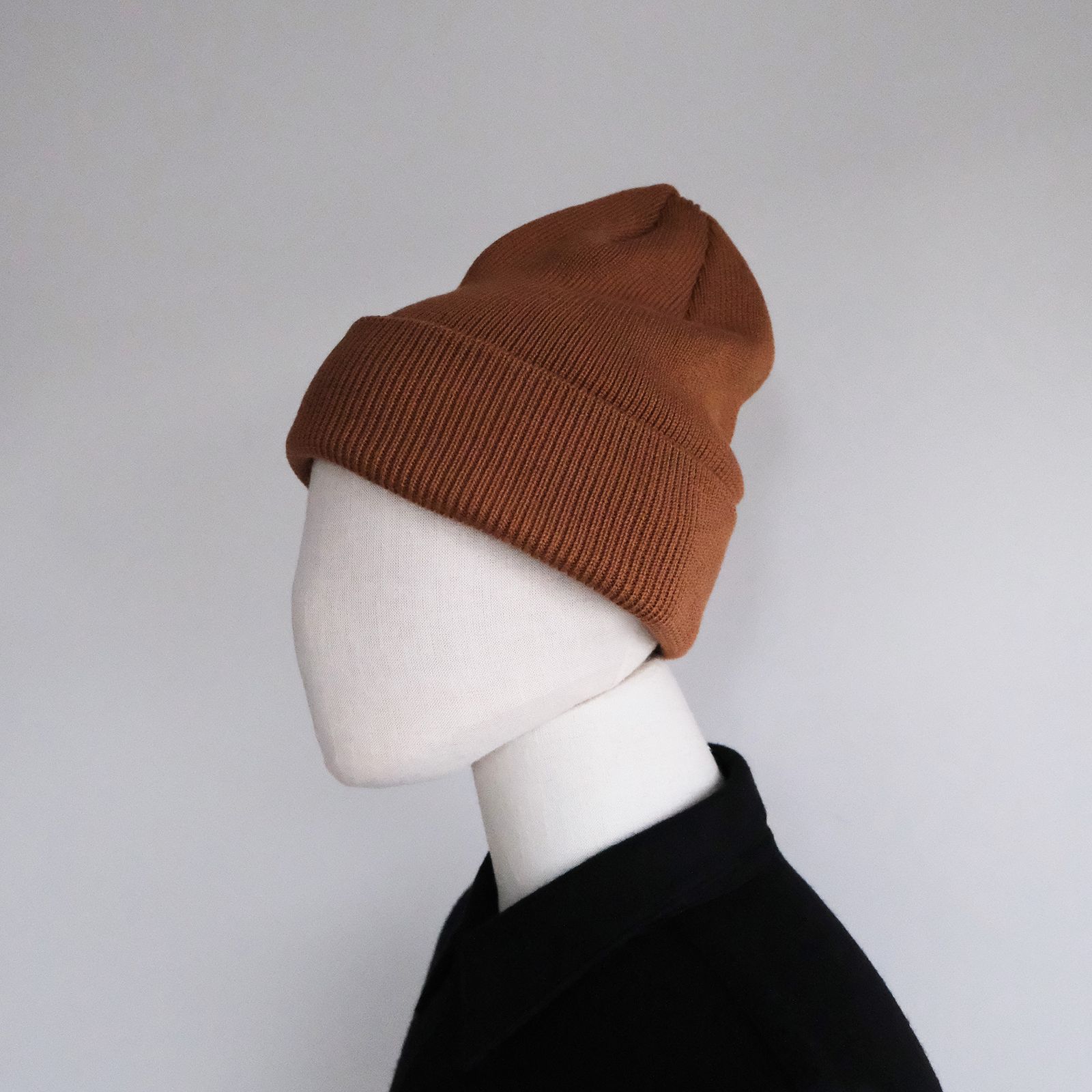 Knit Cap -ニットキャップ-（Camel / キャメル）