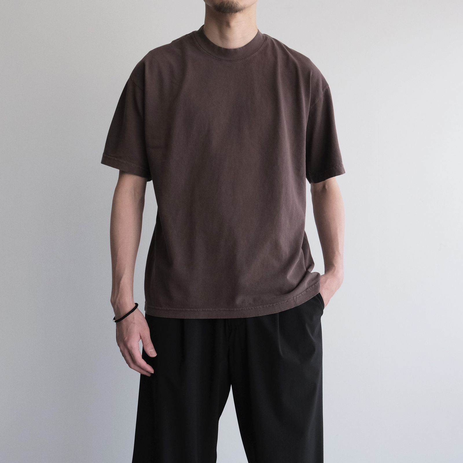 MINE Duct Tape T-Shirt / White Label STACK STORE 10th Anniversary Limited Color -Tシャツ-（PD Brown / ピグメントダイ ブラウン）