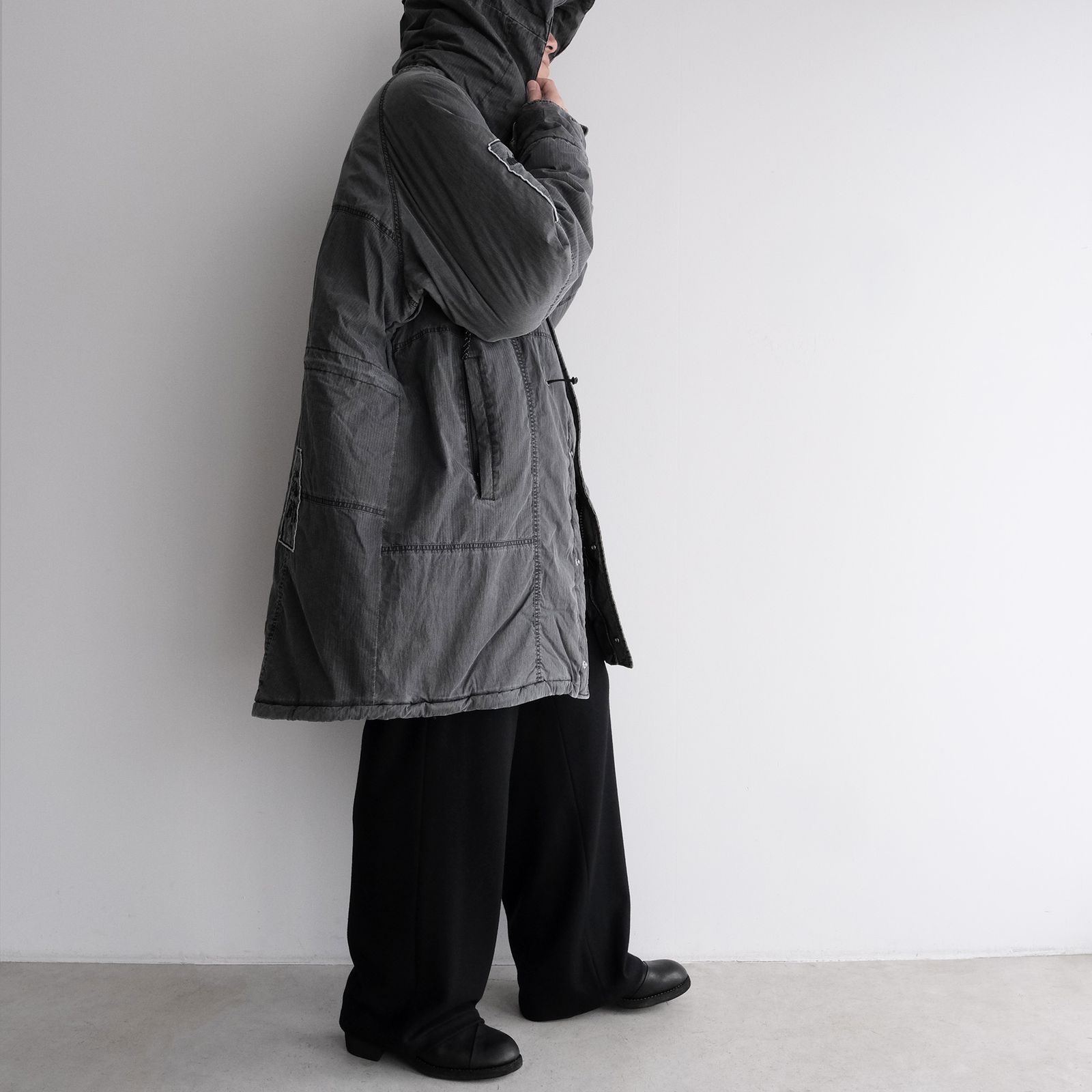 Padded Tactical Field Coat（INNAT×WILD THINGS）-コート-（Black / ブラック）