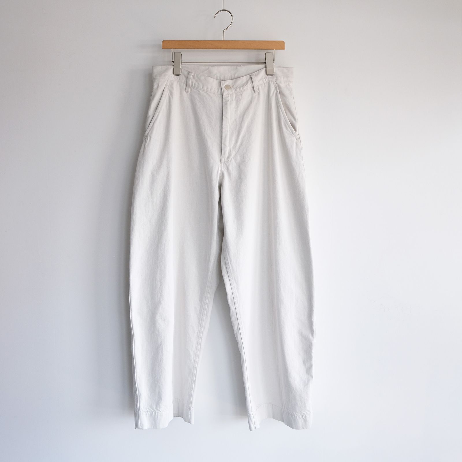 Cotton Denim - Wide Pants -パンツ-（L.Beige / ライトベージュ）