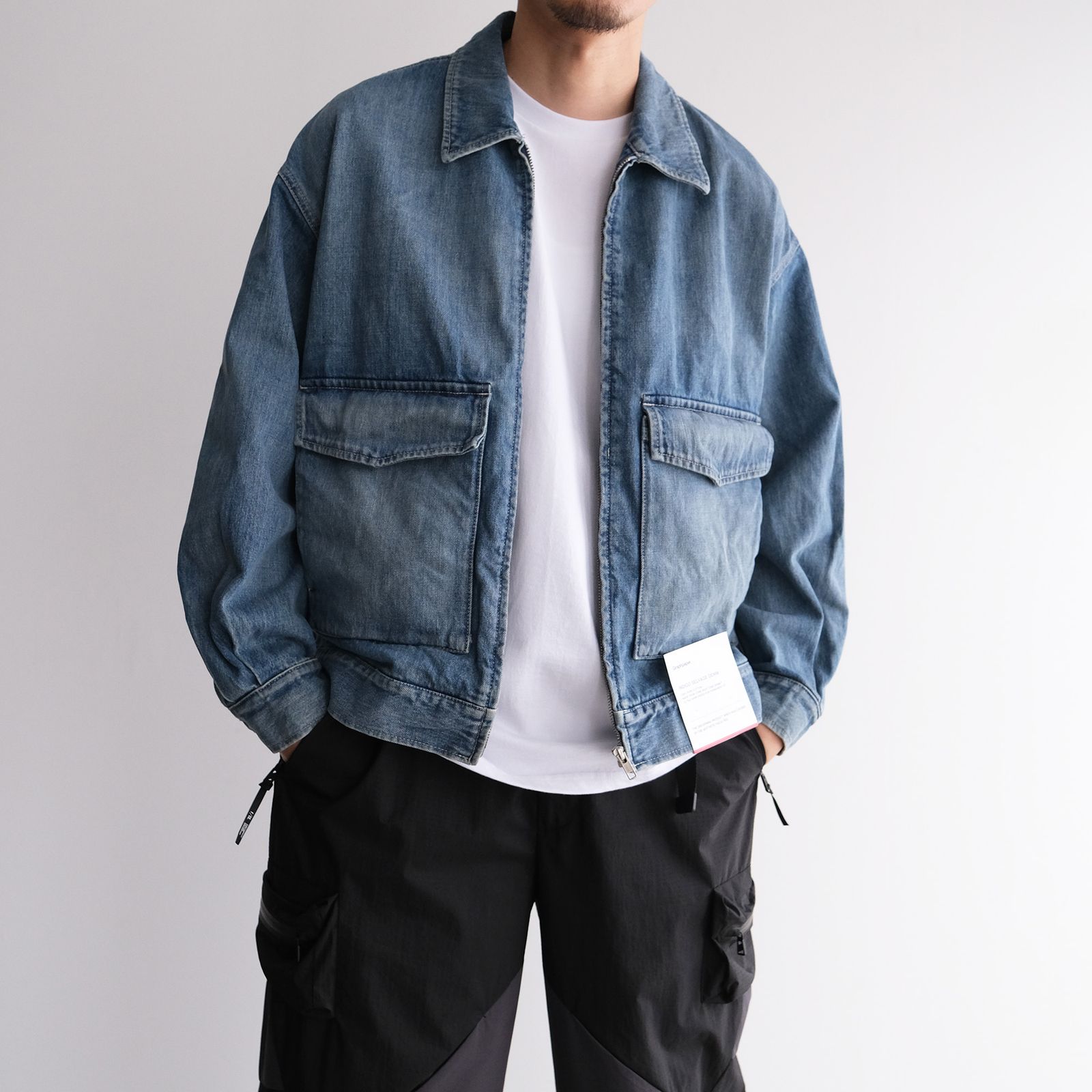 overE デニムジャケット インディゴサイズ96 Graphpaper - Selvage Denim Zip Jacket -デニムジャケット