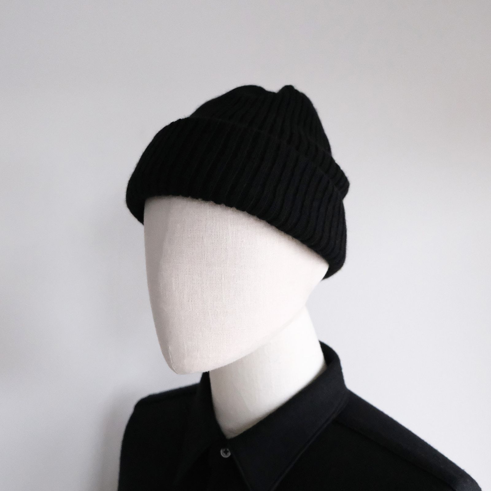 Cashmere Knit -ニットキャップ-（Black / ブラック）