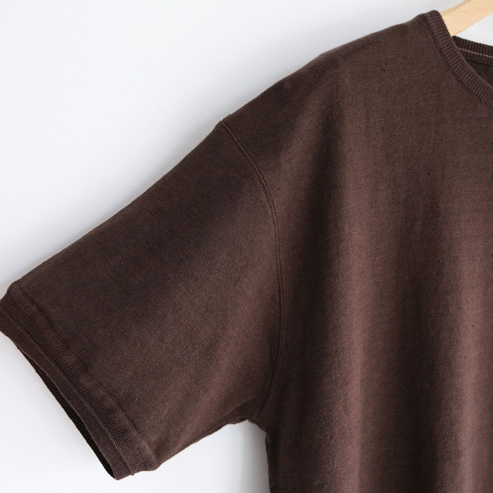 2/26Safirin 18Gauge Knit Pullover -Tシャツ-（Brown Mix / ブラウンミックス）