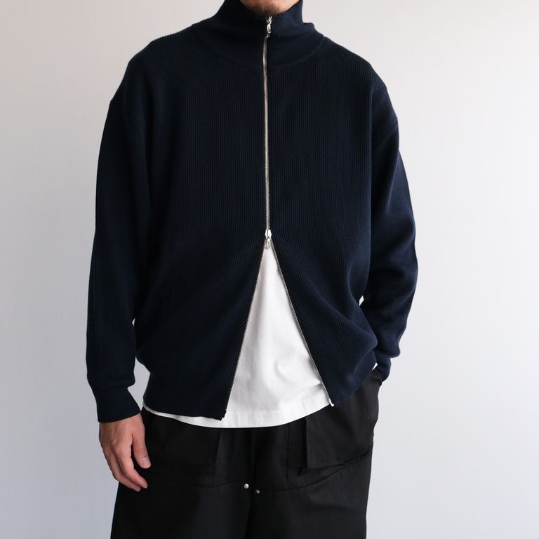 Graphpaper - Hight Density Drivers Knit -ニット-（Navy / ネイビー 