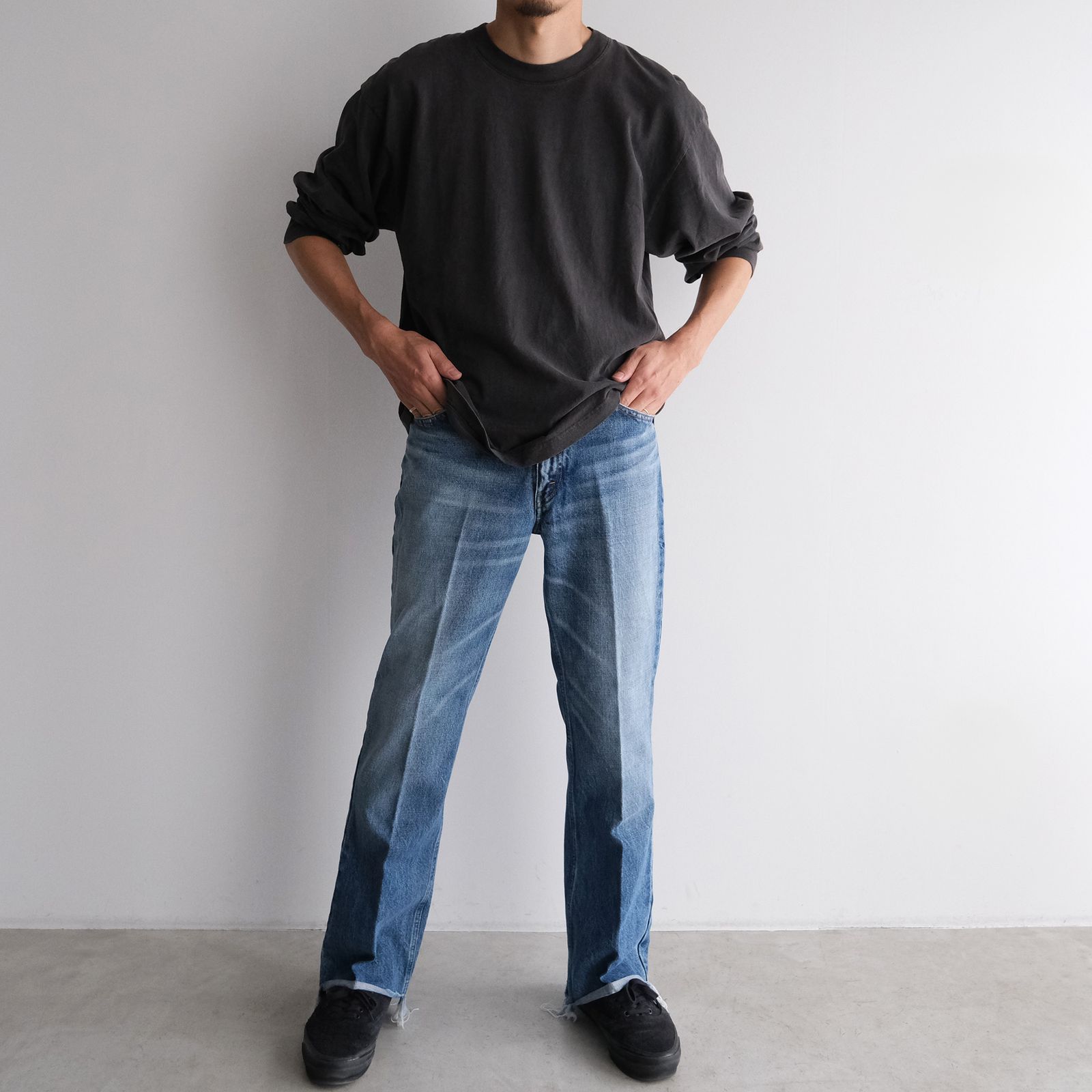 002 Flare Denim -デニム-（Blue Used / ブルーユーズド）