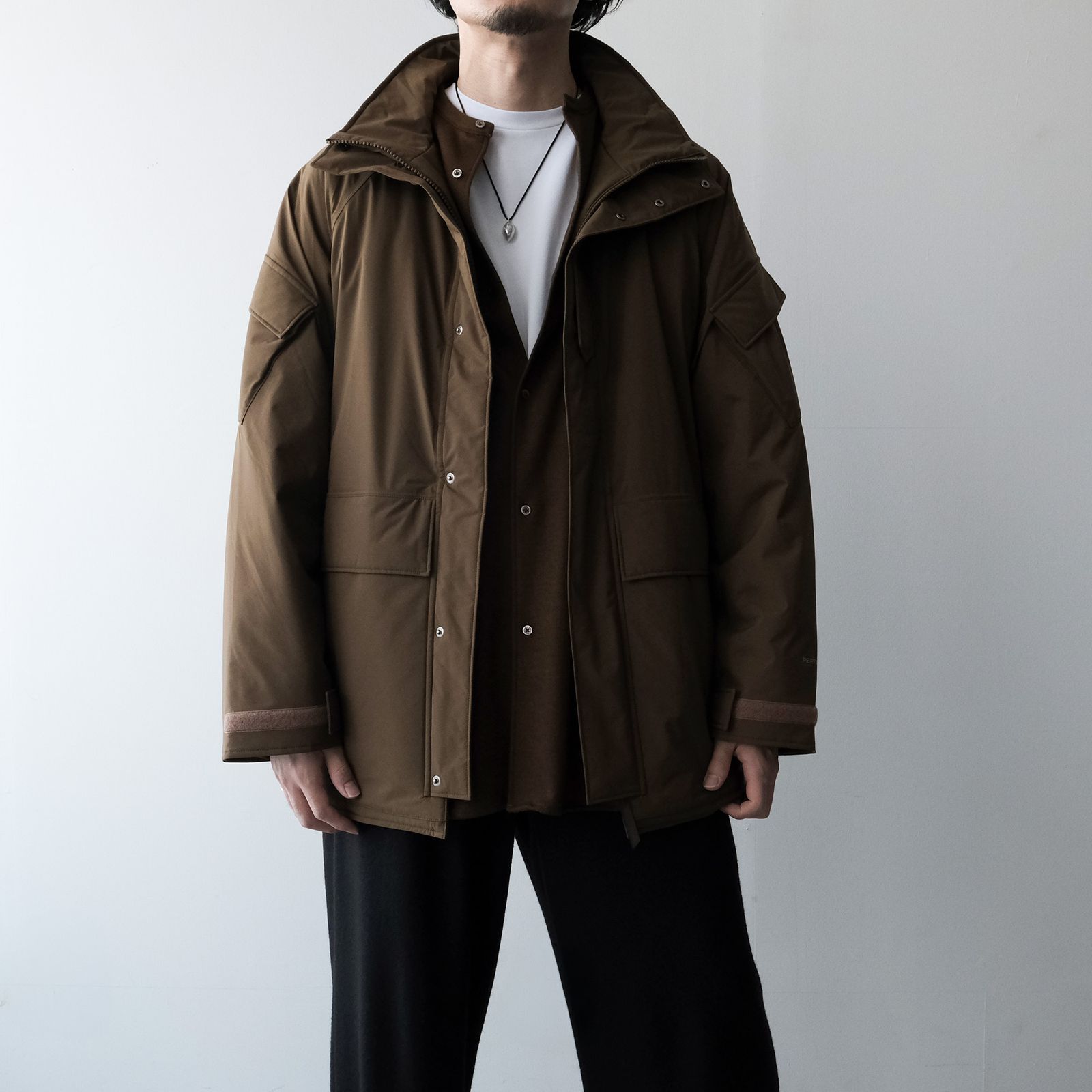 PERTEX SHIELD Insulated Military Parka -ジャケット-（Brown / ブラウン）GM263-30271