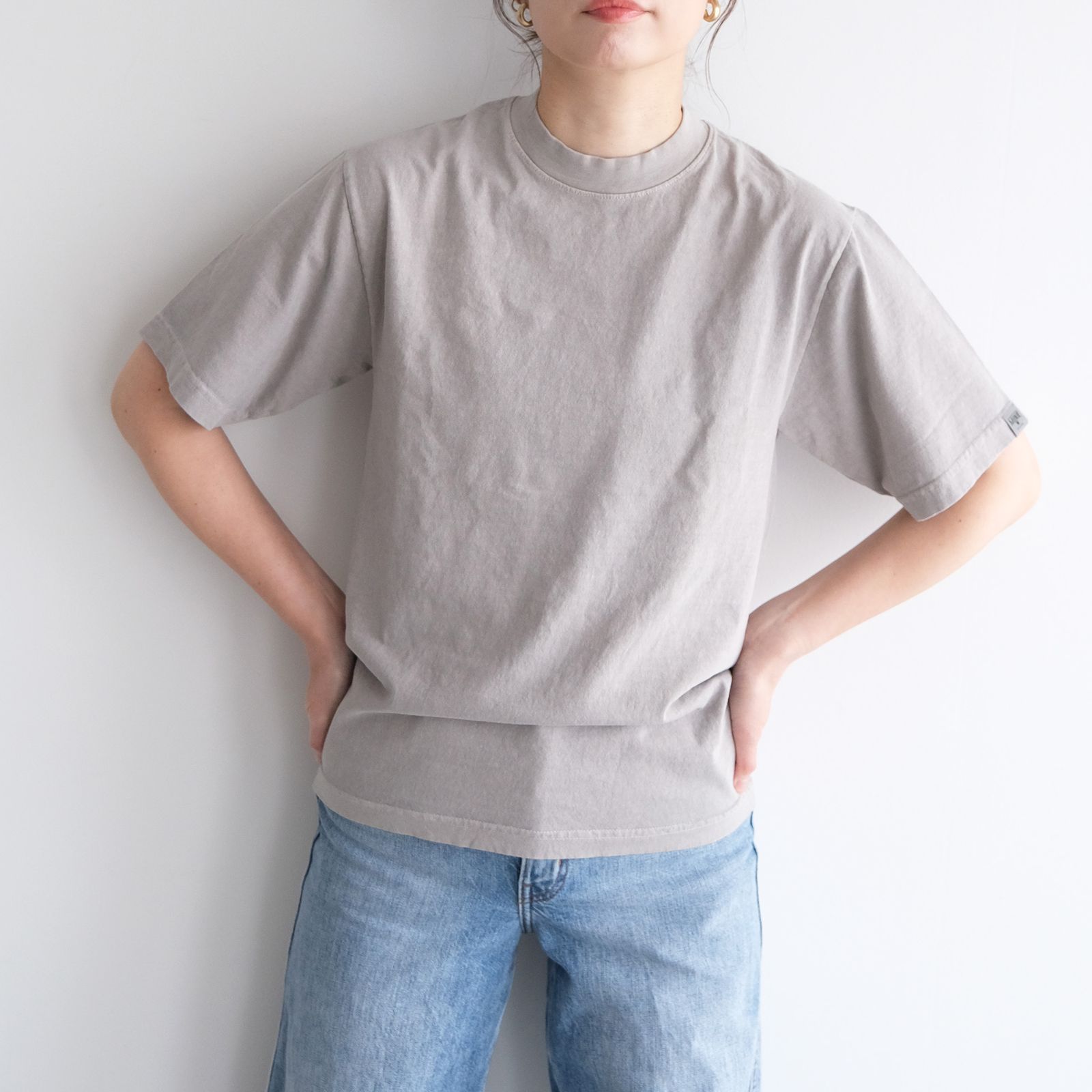Pigment Duct Silver S/S -Tシャツ-（PD DT Silver / ピグメントダクトテープシルバー）