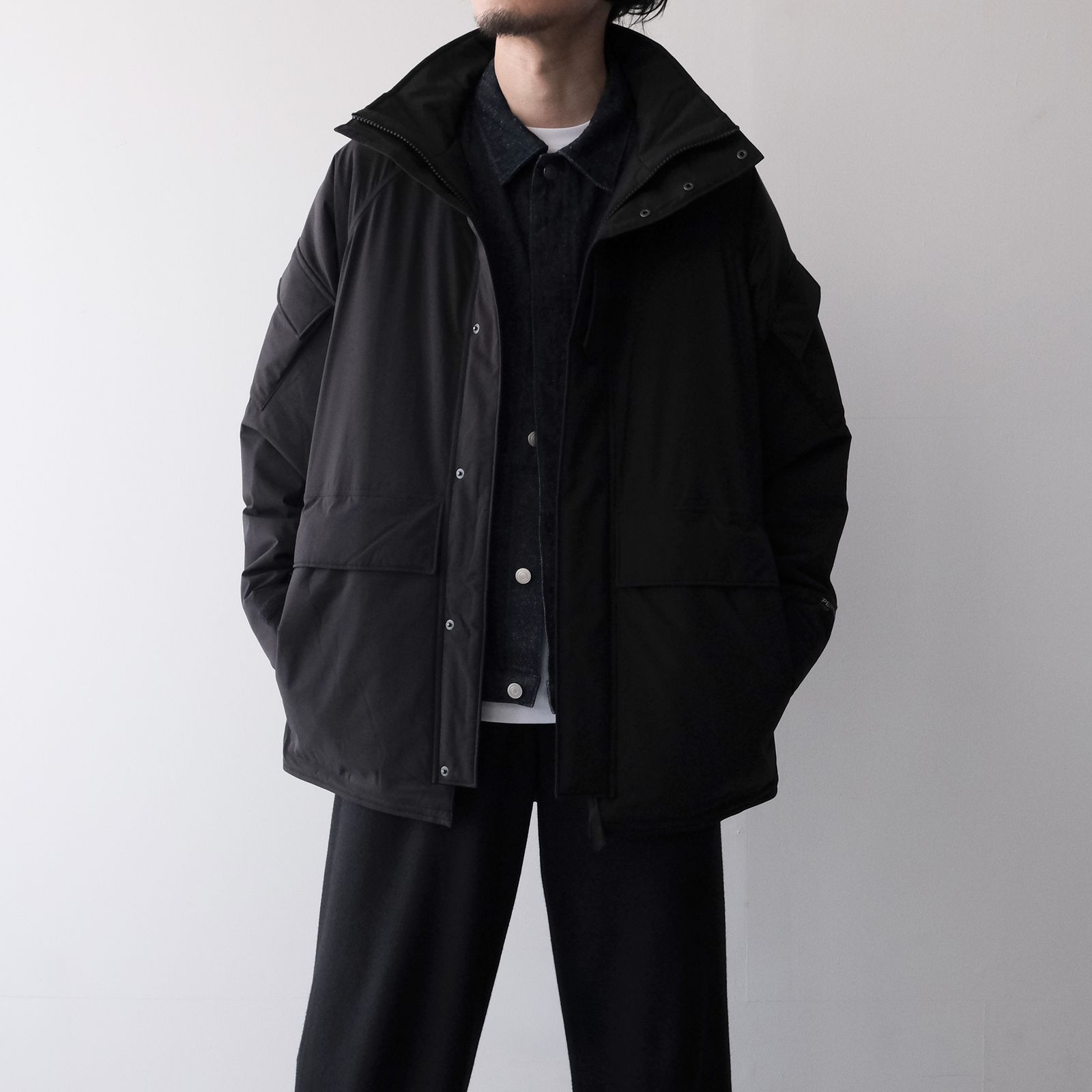 PERTEX SHIELD Insulated Military Parka -ジャケット-（Black / ブラック）GM263-30271
