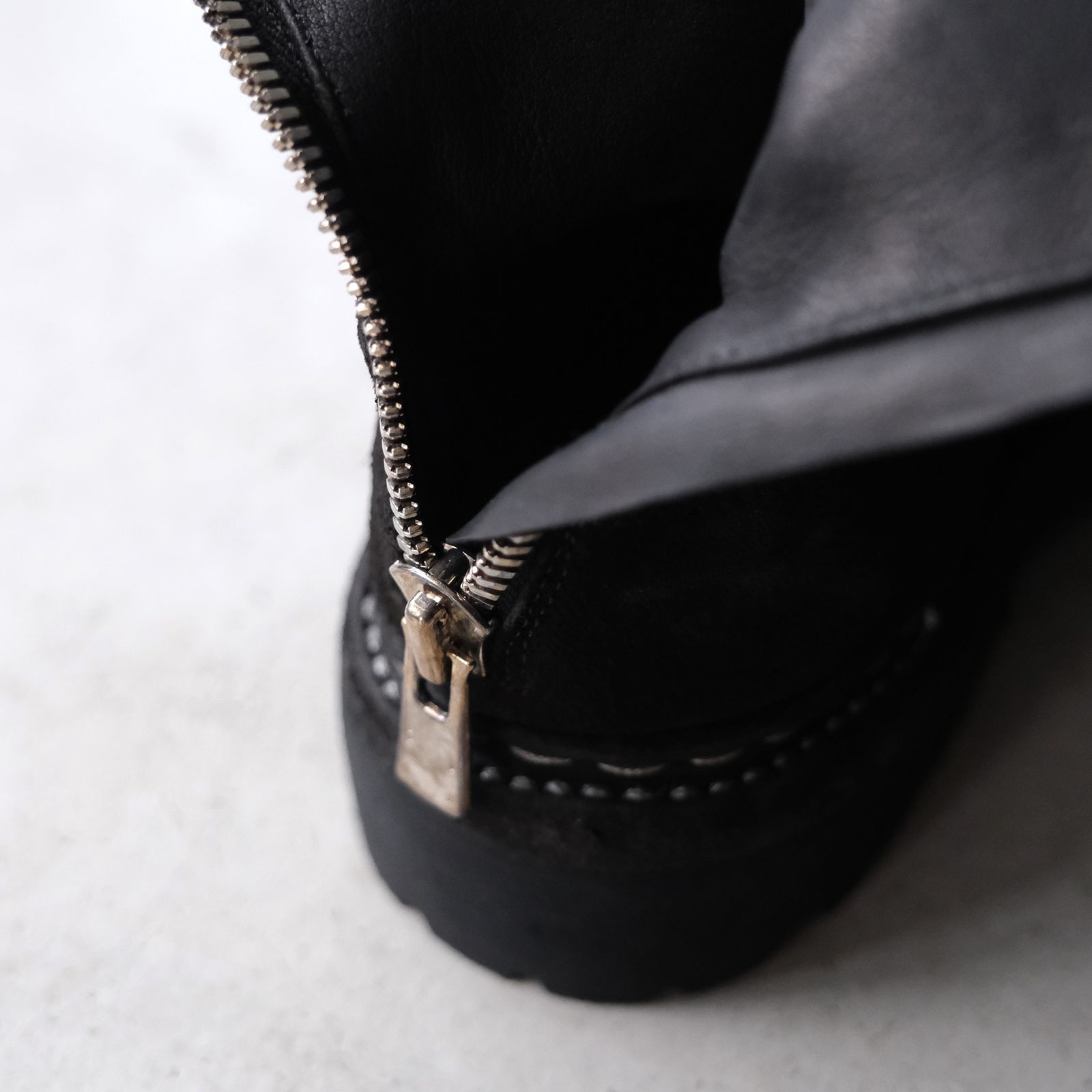 796V_N - CALF REVERSE LINED（black t） GUIDI」 796V_N CALF REVERSE