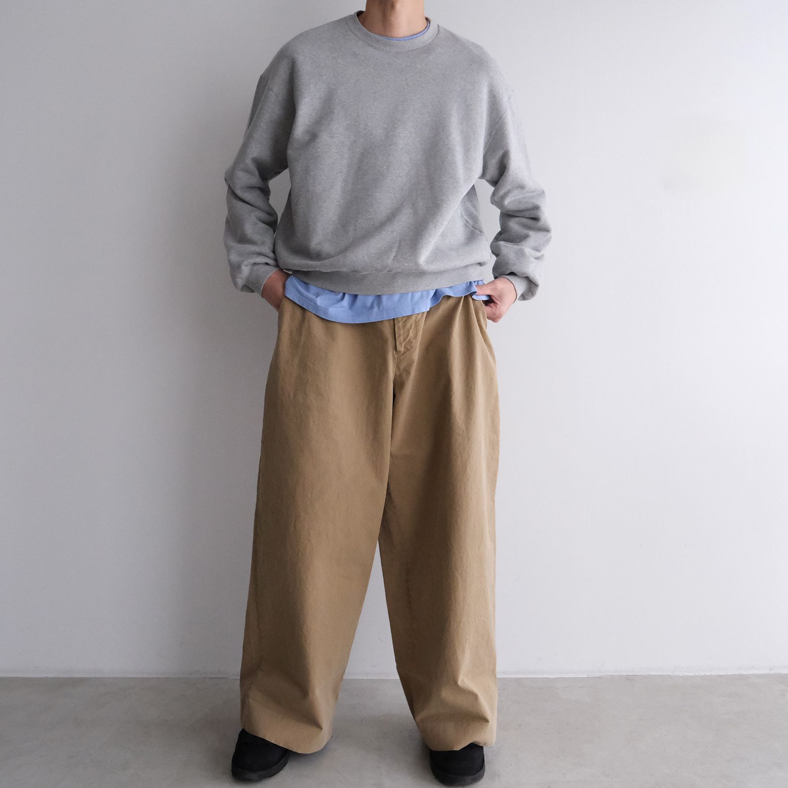 Chino High Waist Pants -パンツ-（Beige Used / ベージュ ユーズド）