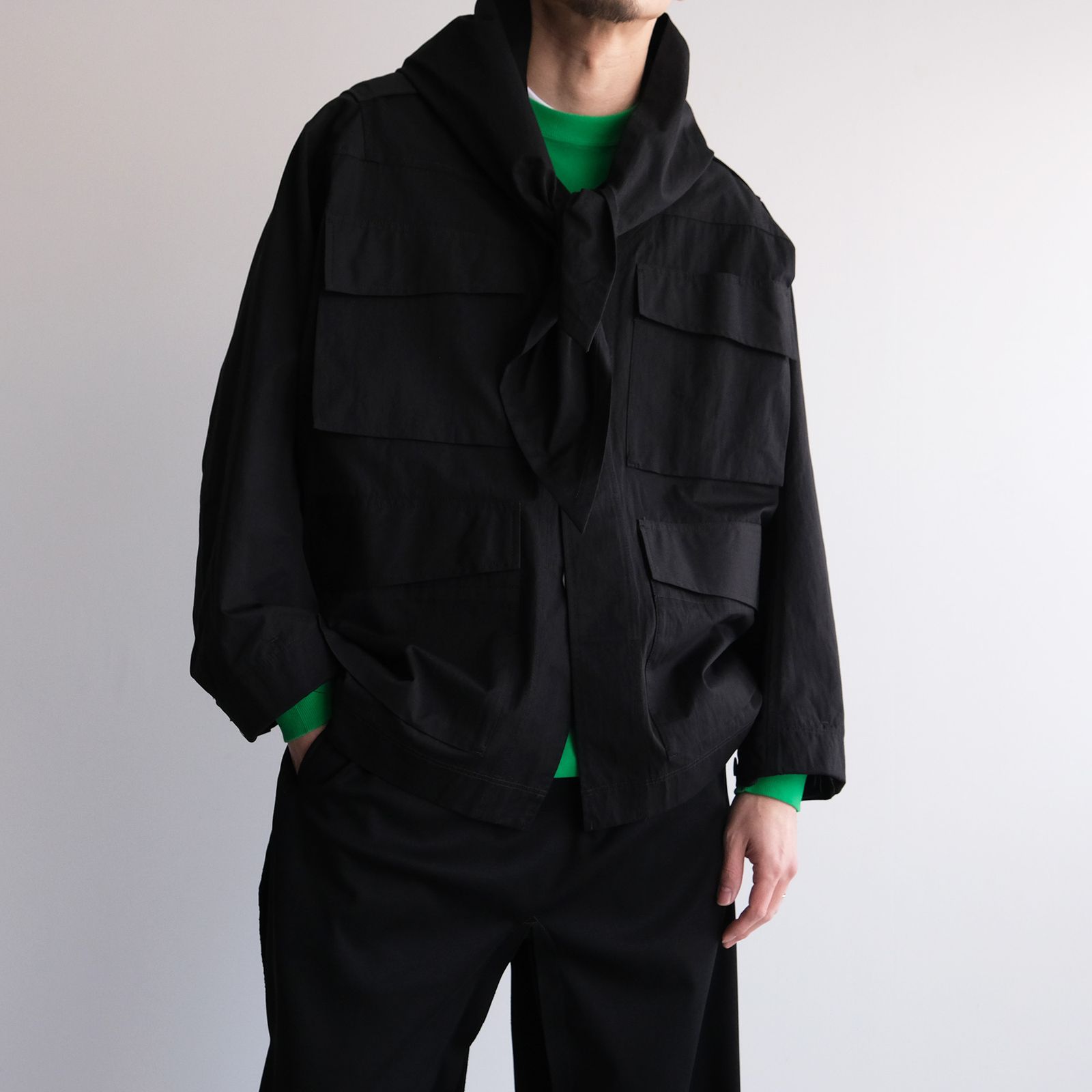 Haori Miritary：Jacket -ジャケット-（Black / ブラック）