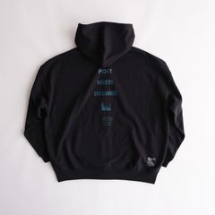 PMD Logo Oversized Zip Hoodie -パーカー-（D.Navy / ダークネイビー）