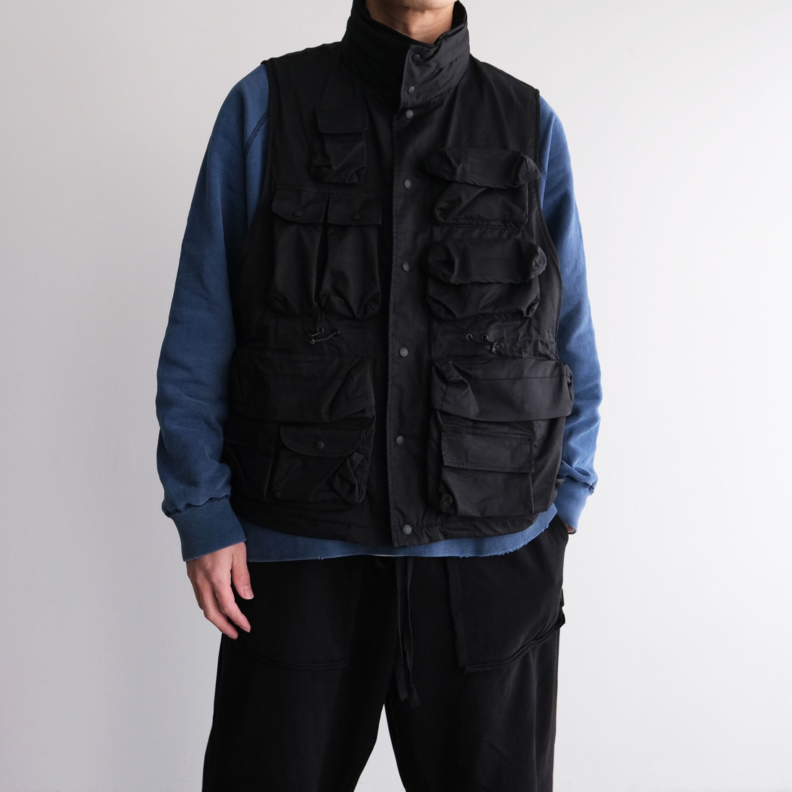 F/CE. - Solotex Pigment Dye Feature Vest -ベスト-（Black