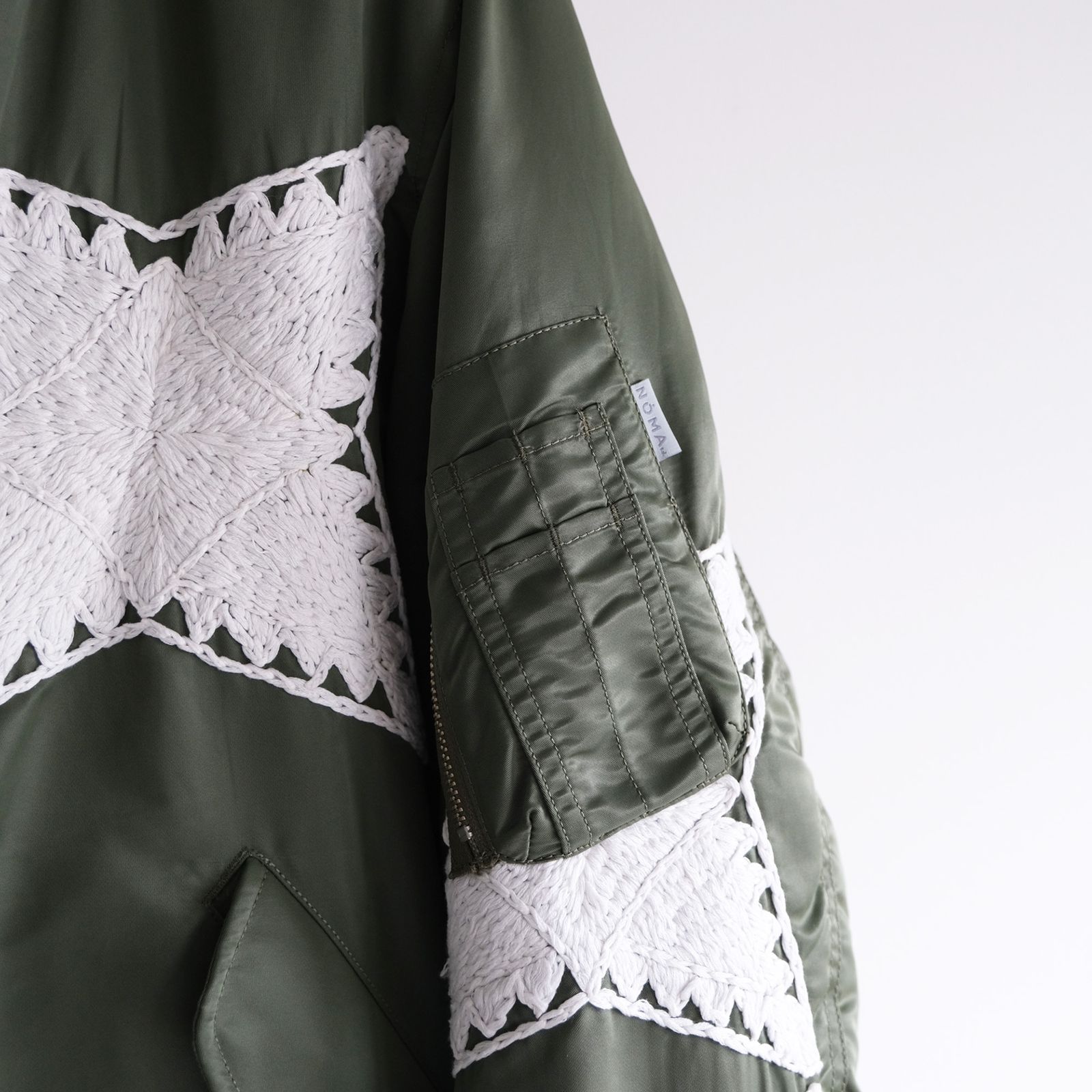 The Craft Hand Embroidery Flight Jacket -ジャケット-（Olive / オリーブ）