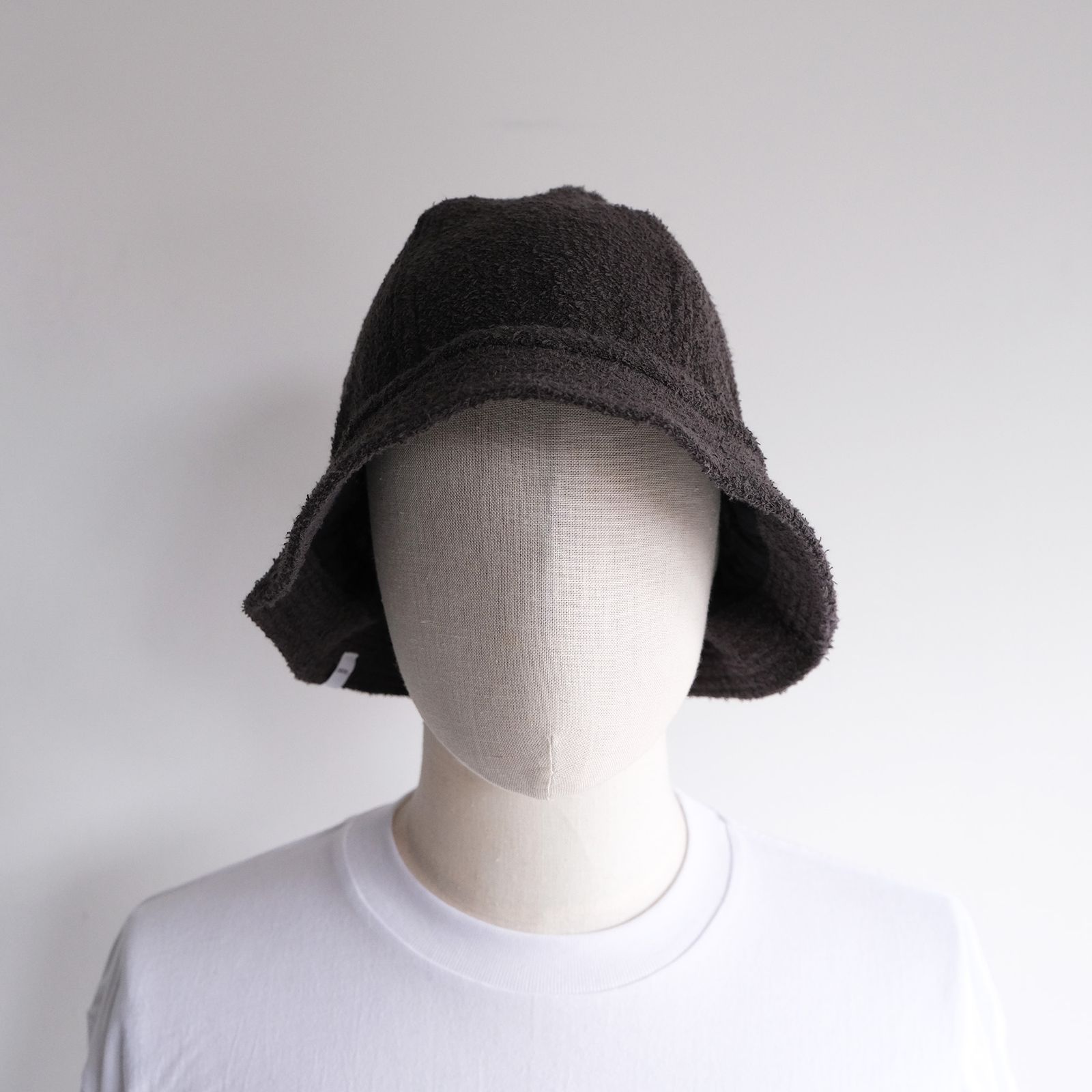 SAUNAS"サ"Towel Cloth Hat -帽子-（Charcoal Gray / チャコールグレー）