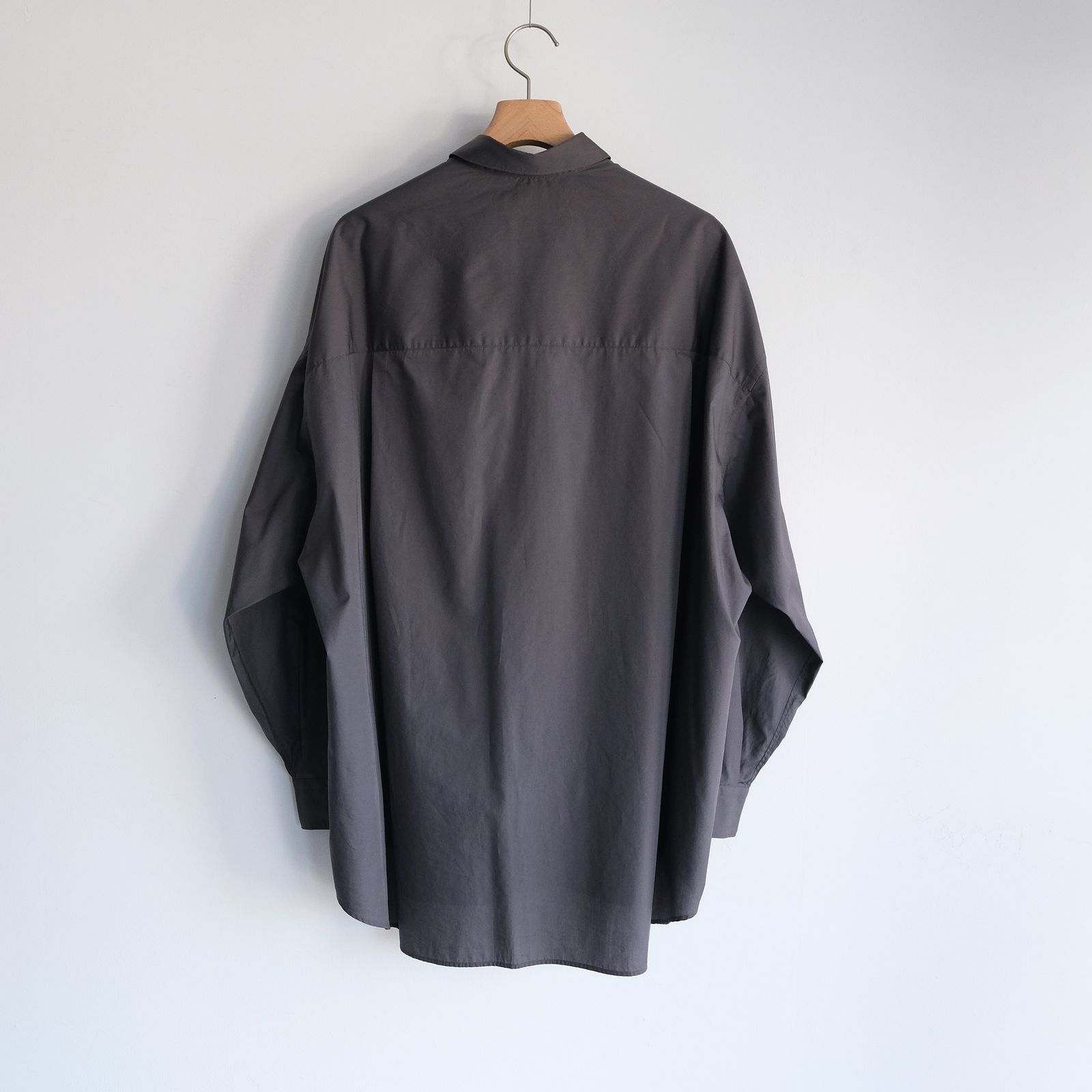 Broad L/S Oversized Regular Collar Shirt -シャツ-（C.Gray / C.グレー）GM261-50001B