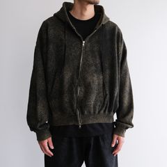 Hand Dye Twist Parka -パーカー-（Olive×Black / オリーブ×ブラック）