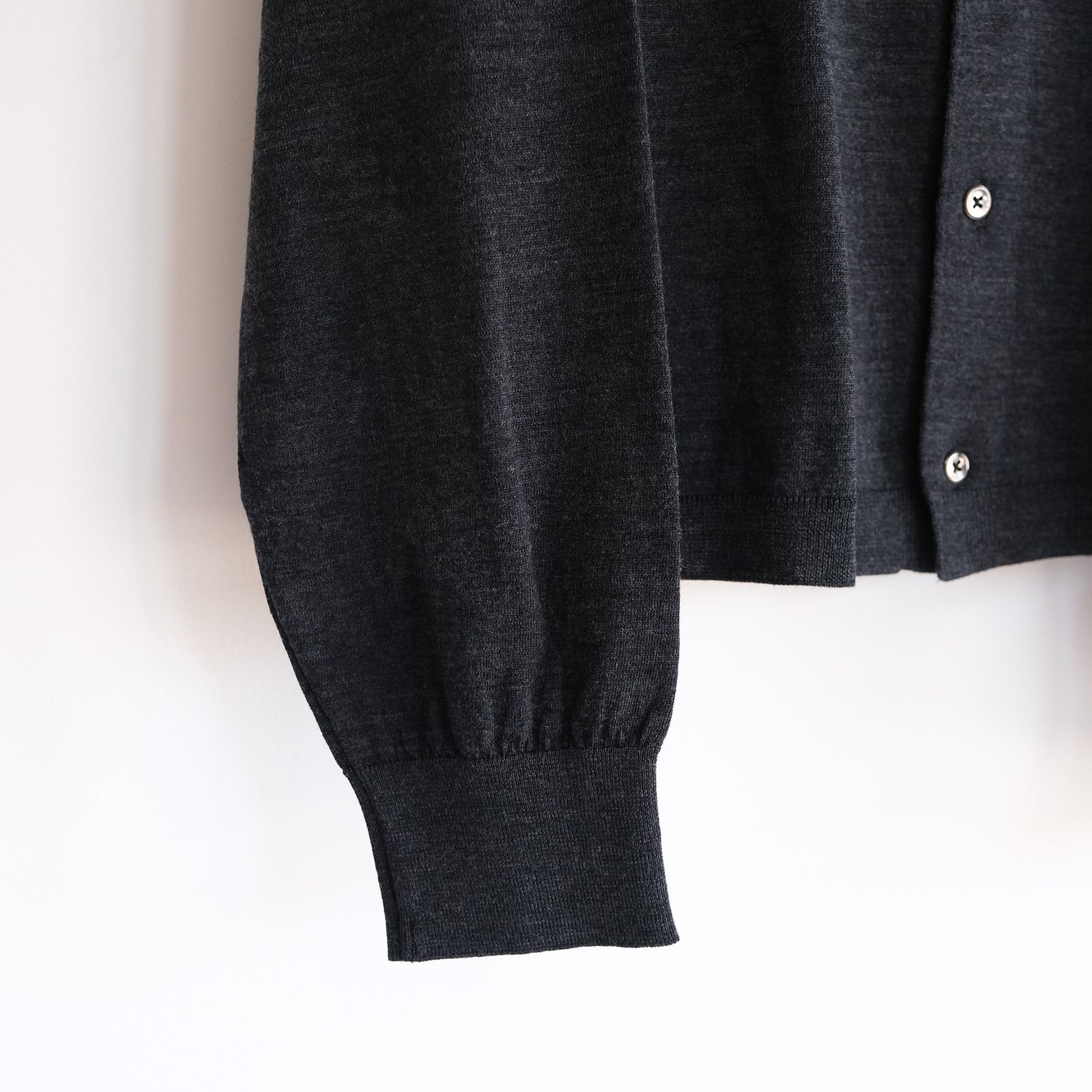 Knit Cardigan -ニット-（Charcoal / チャコール）
