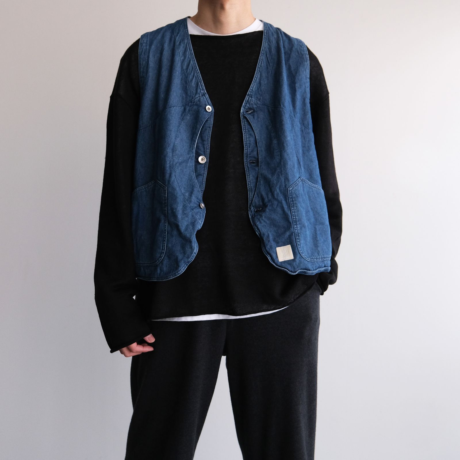Denim Hunting Vest -ベスト-（Blue / ブルー）